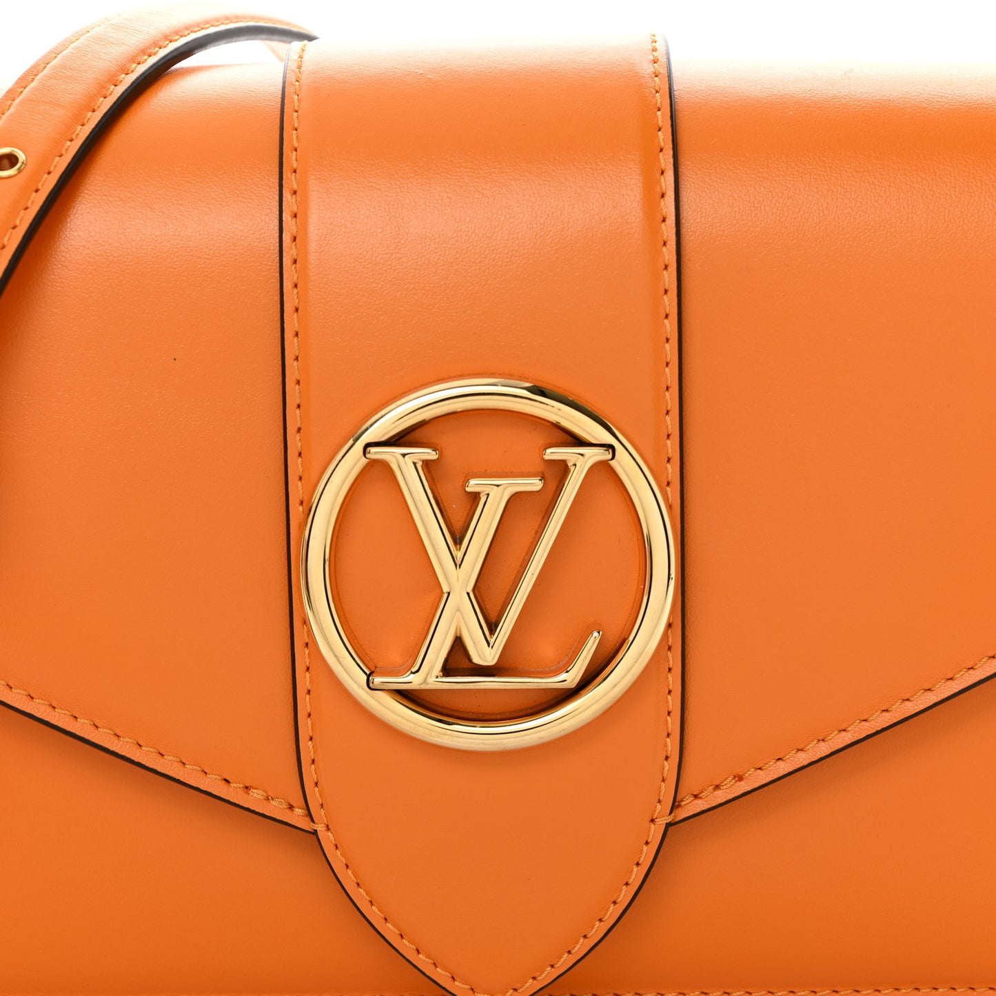 Smooth Calfskin LV Pont 9 Summer Gold