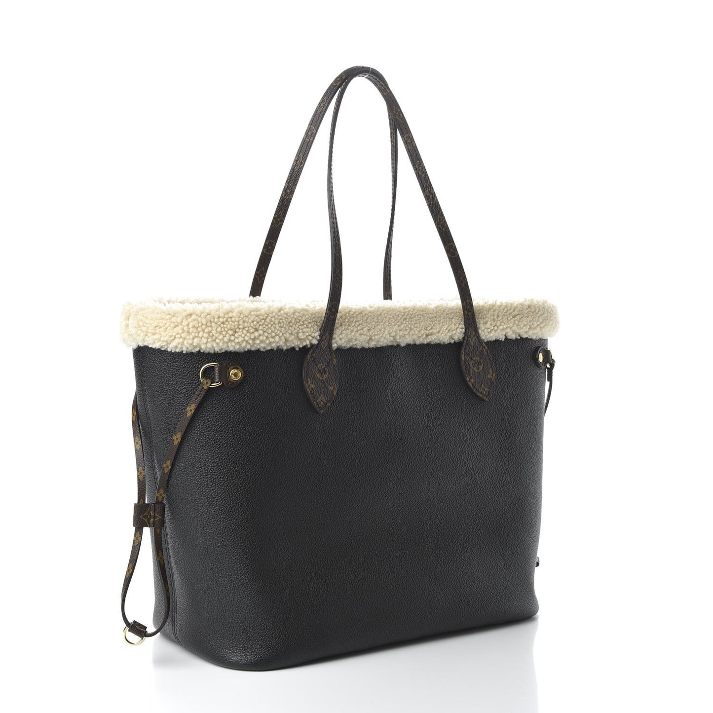 Calfskin Monogram Teddy Neverfull MM Black