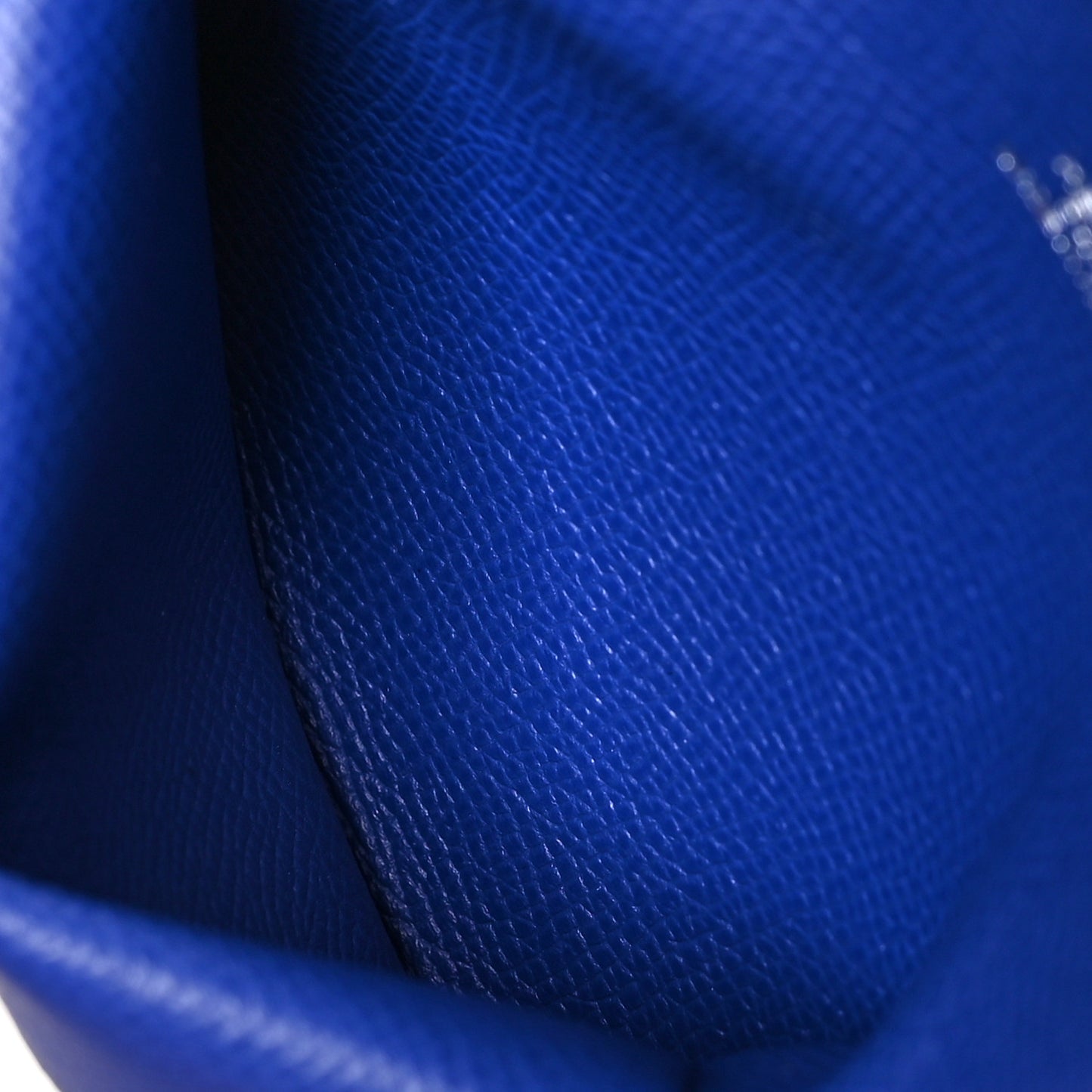 Epsom Calvi Duo Card Case Bleu Electrique