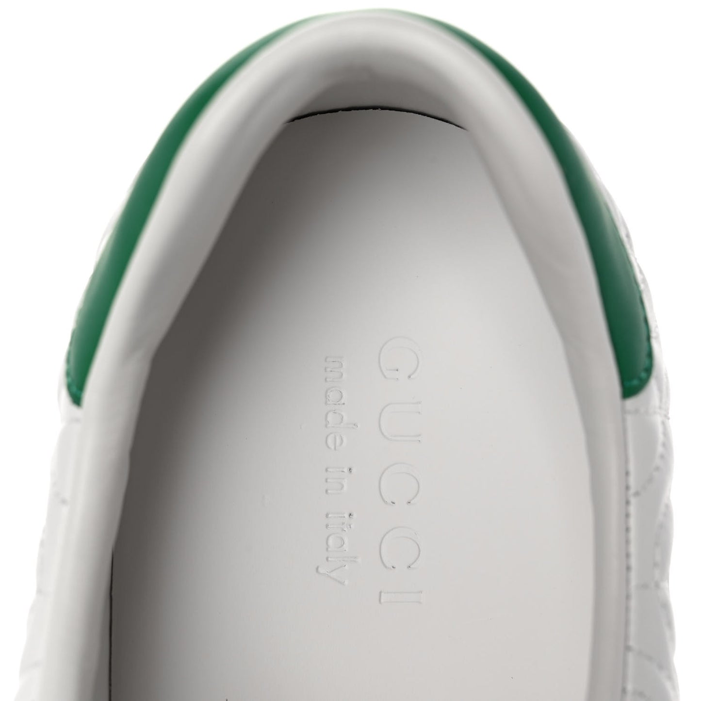 Nappa G Rhombus Mens Ace Sneakers 11 Great White Green