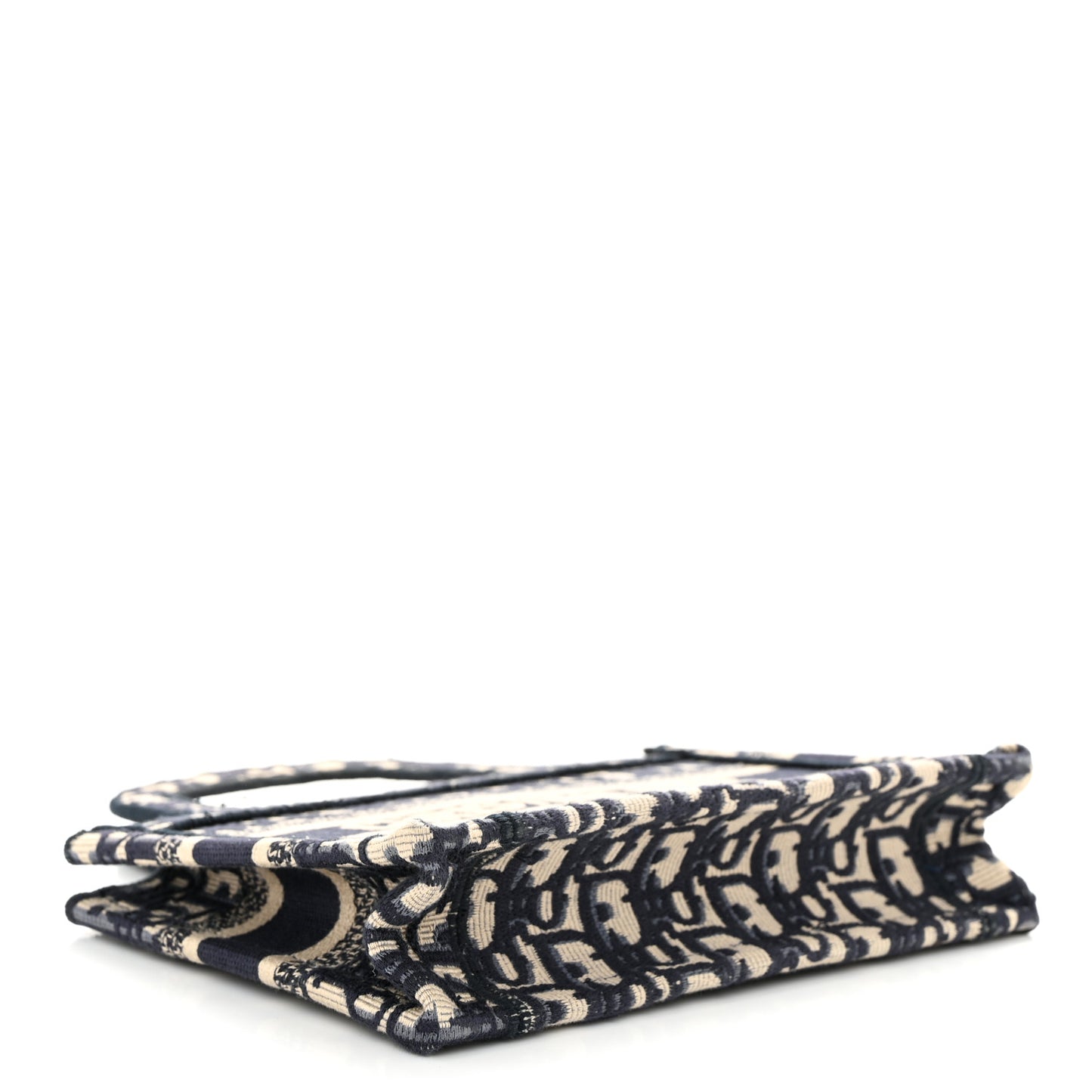 Oblique Mini Book Tote Blue Multicolor