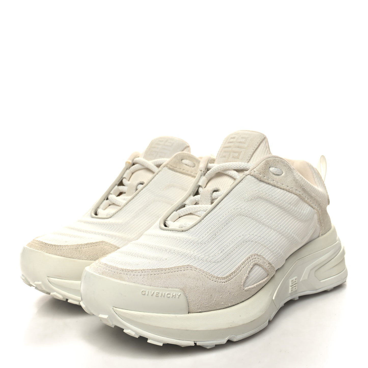 Technical Canvas Suede Giv 1 Light Runner Sneakers 37 White