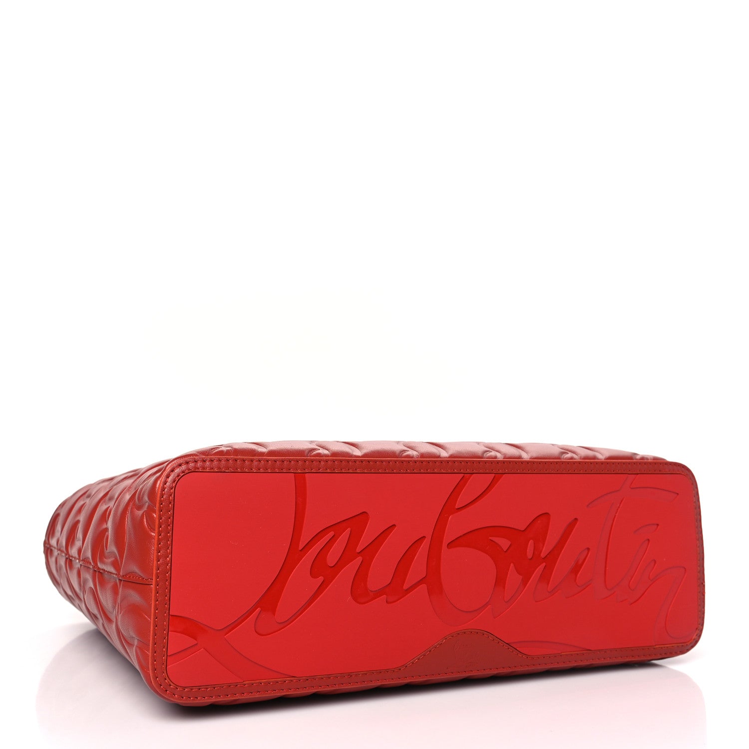 Christian Louboutin Nappa Embossed East West Cabata Tote Rouquine 5 of 10