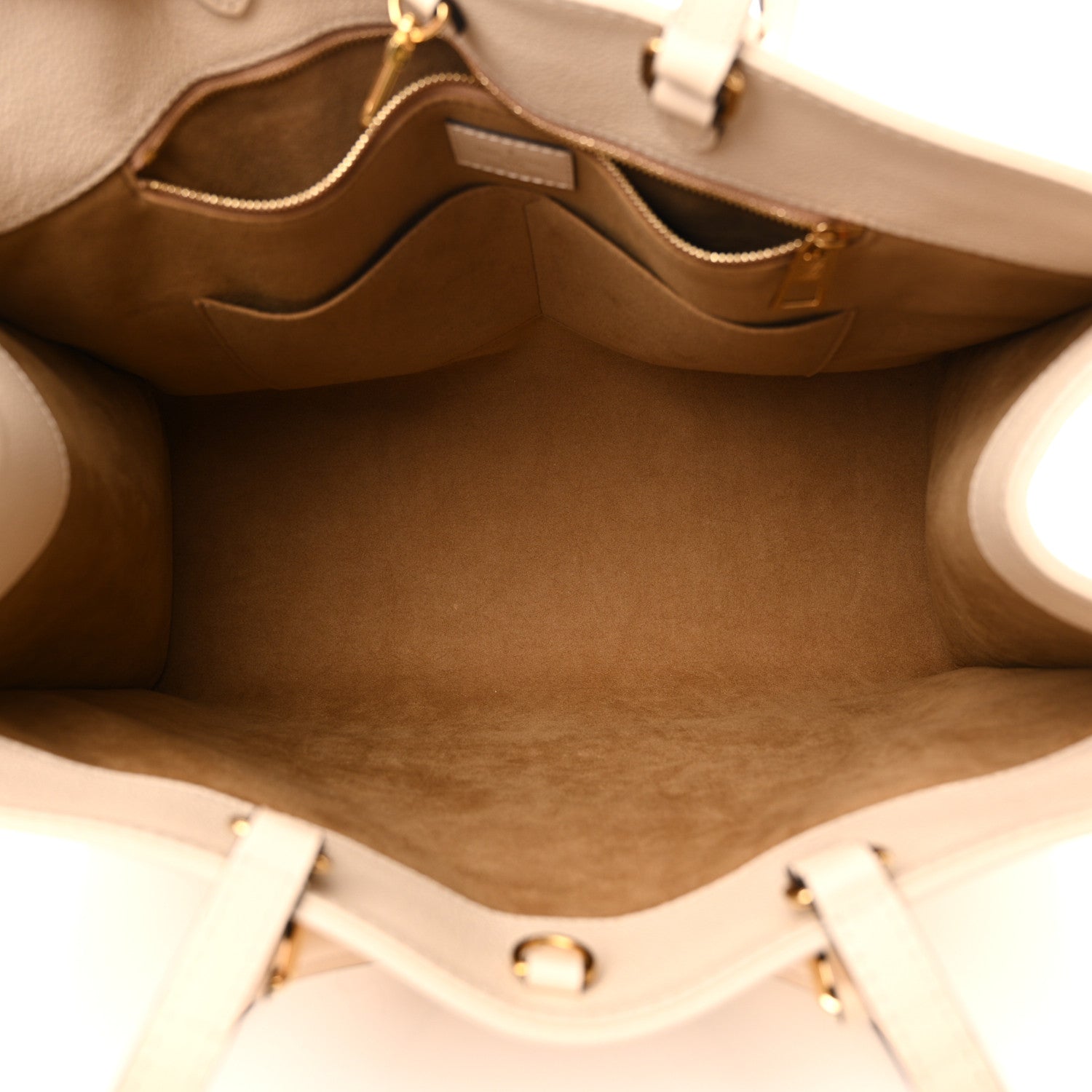 Louis Vuitton Empreinte Monogram Giant Onthego GM Creme 5 of 10