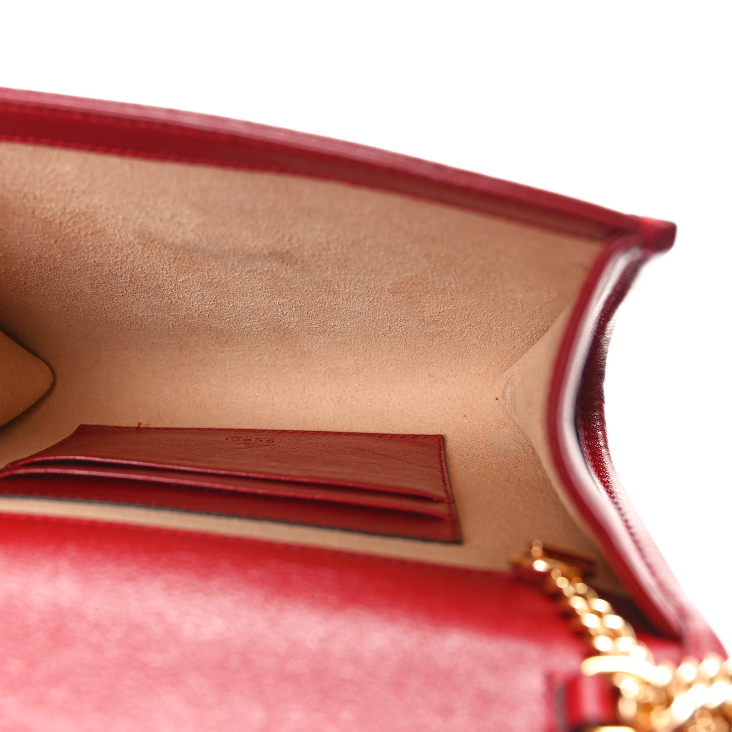 Textured Calfskin Web Mini Rajah Slim Flap Shoulder Bag Romantic Cherry