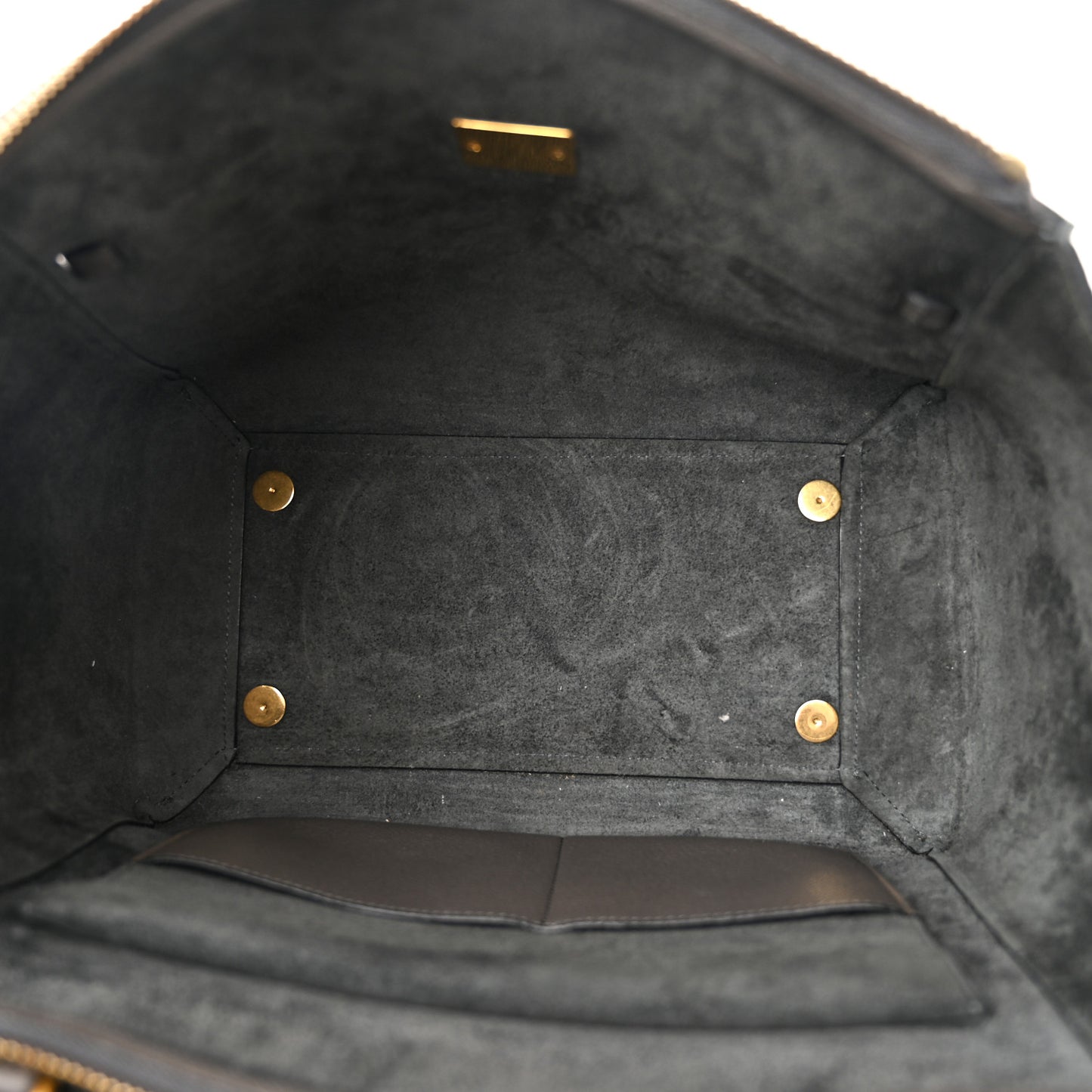 Grained Calfskin Mini Belt Bag Grey