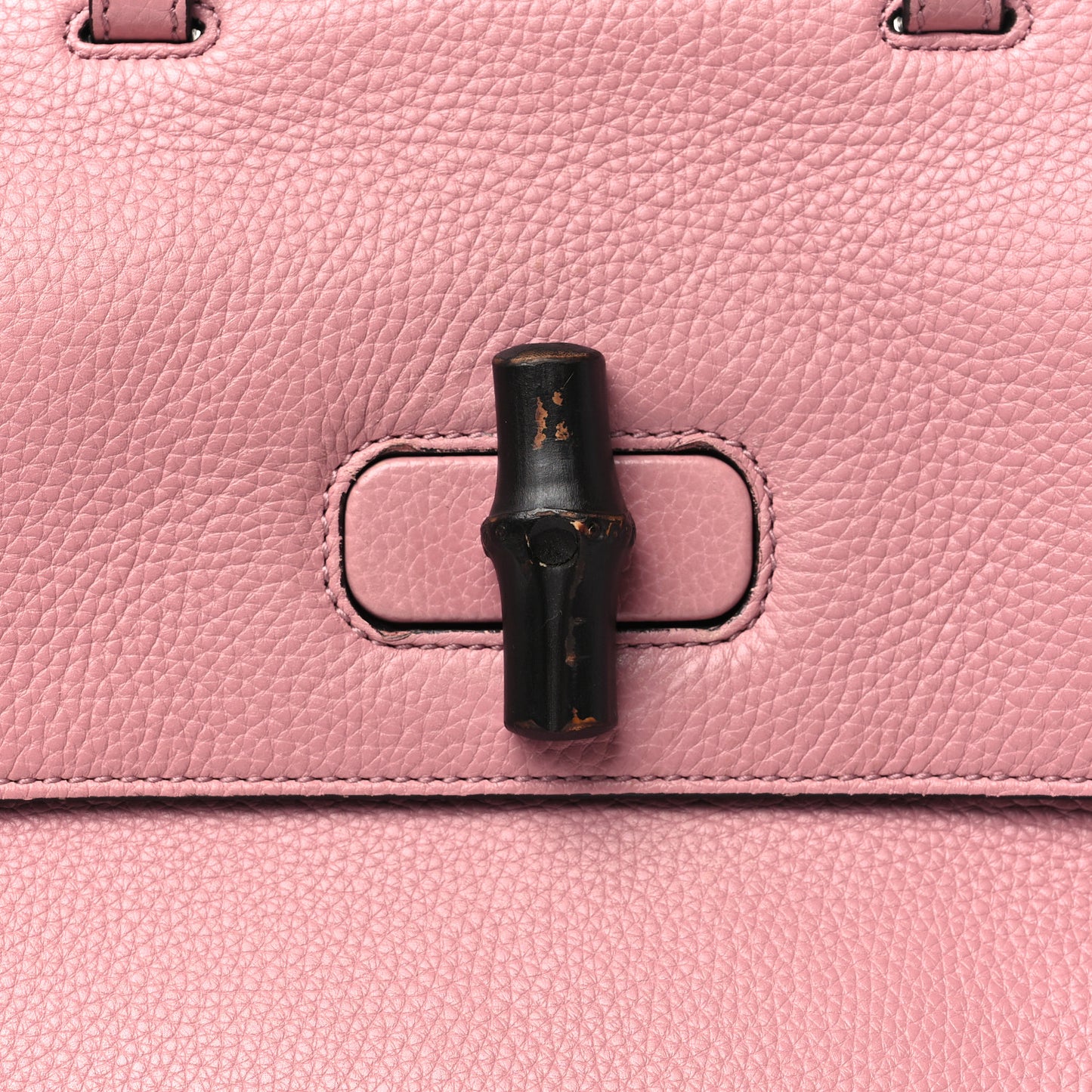 Cellarius Calfskin Medium Bamboo Daily Top Handle Bag Carmine Rose