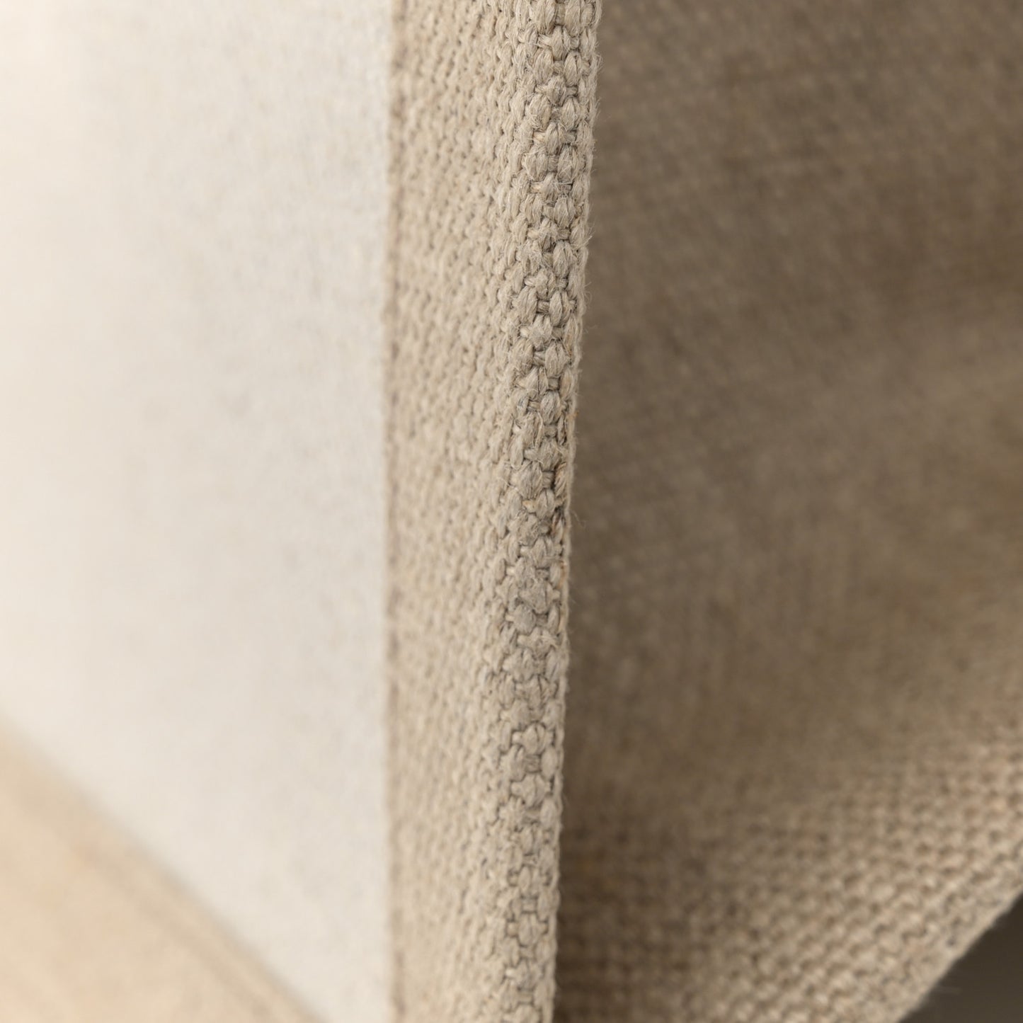 Linen Calfskin Rive Gauche Tote Optic White
