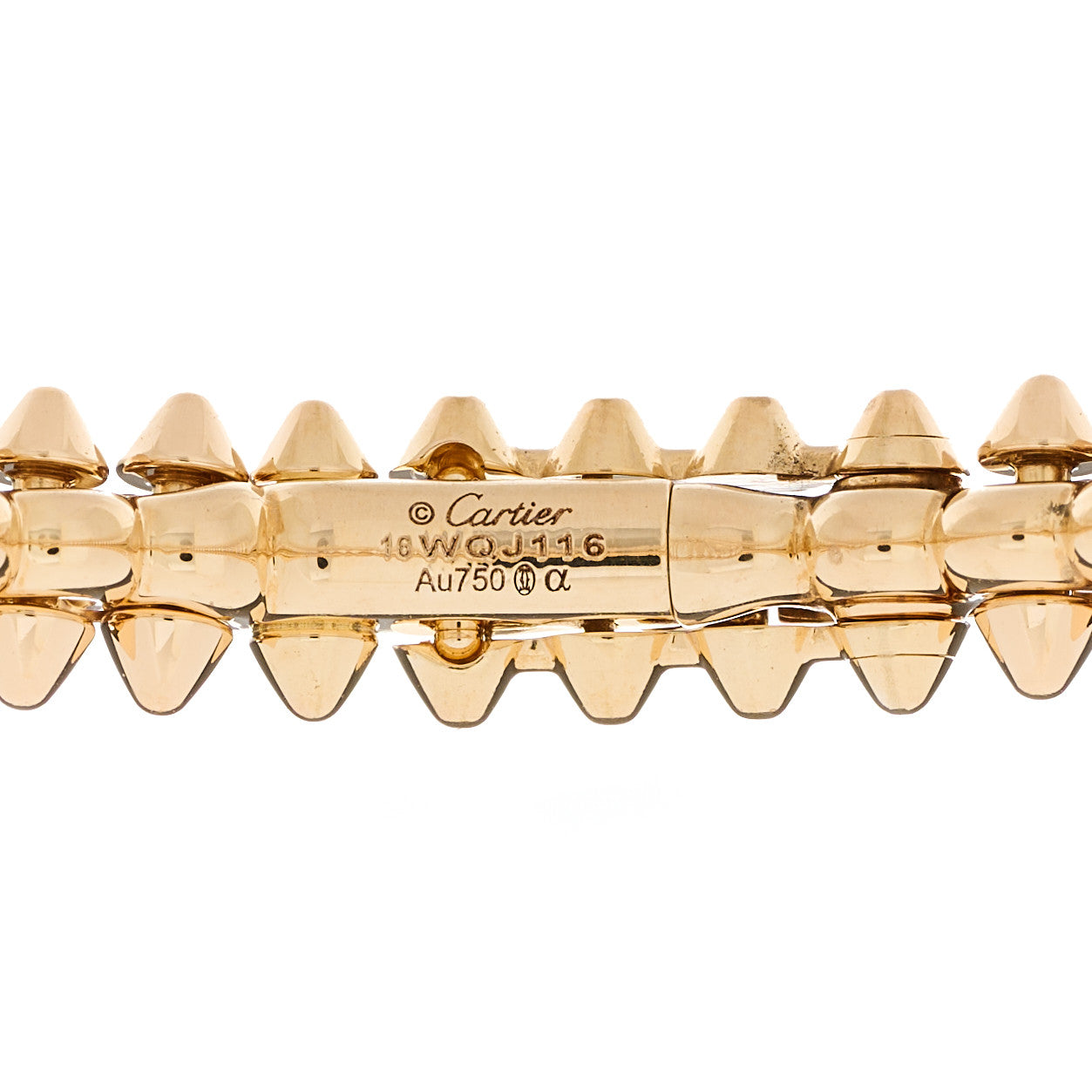 Cartier 18K Pink Gold Small Clash De Bracelet 16 3 of 4