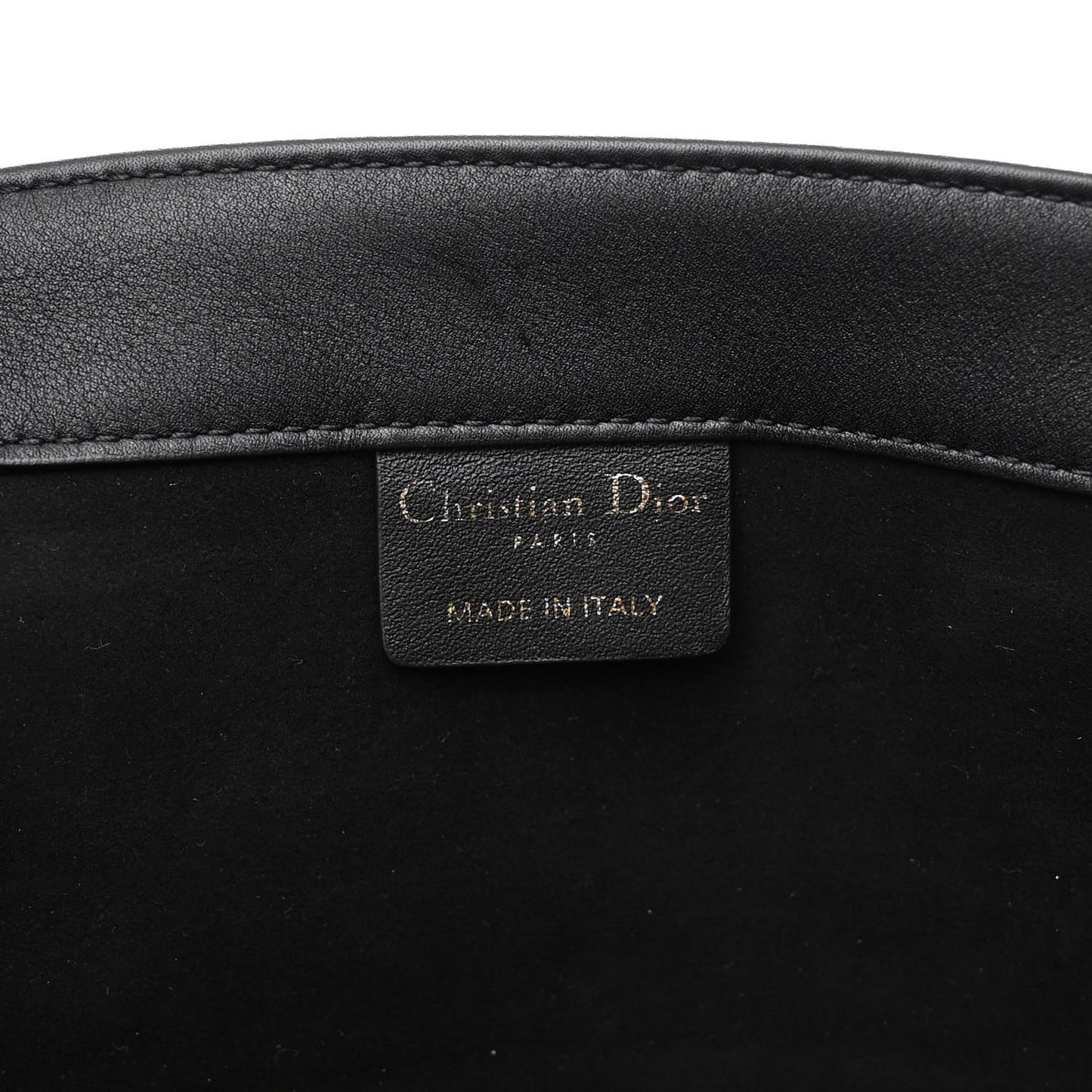 Calfskin Embossed Medium Book Tote Black