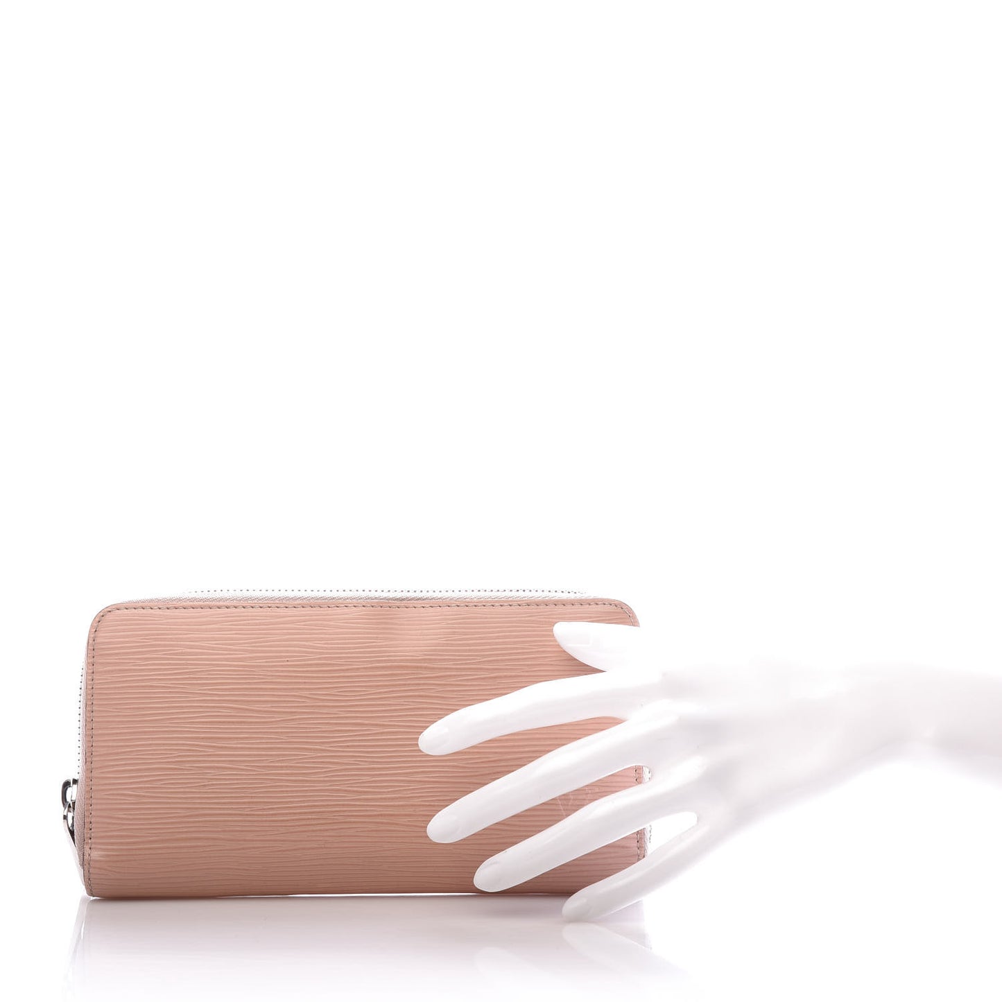 Epi Zippy Wallet Rose Ballerine