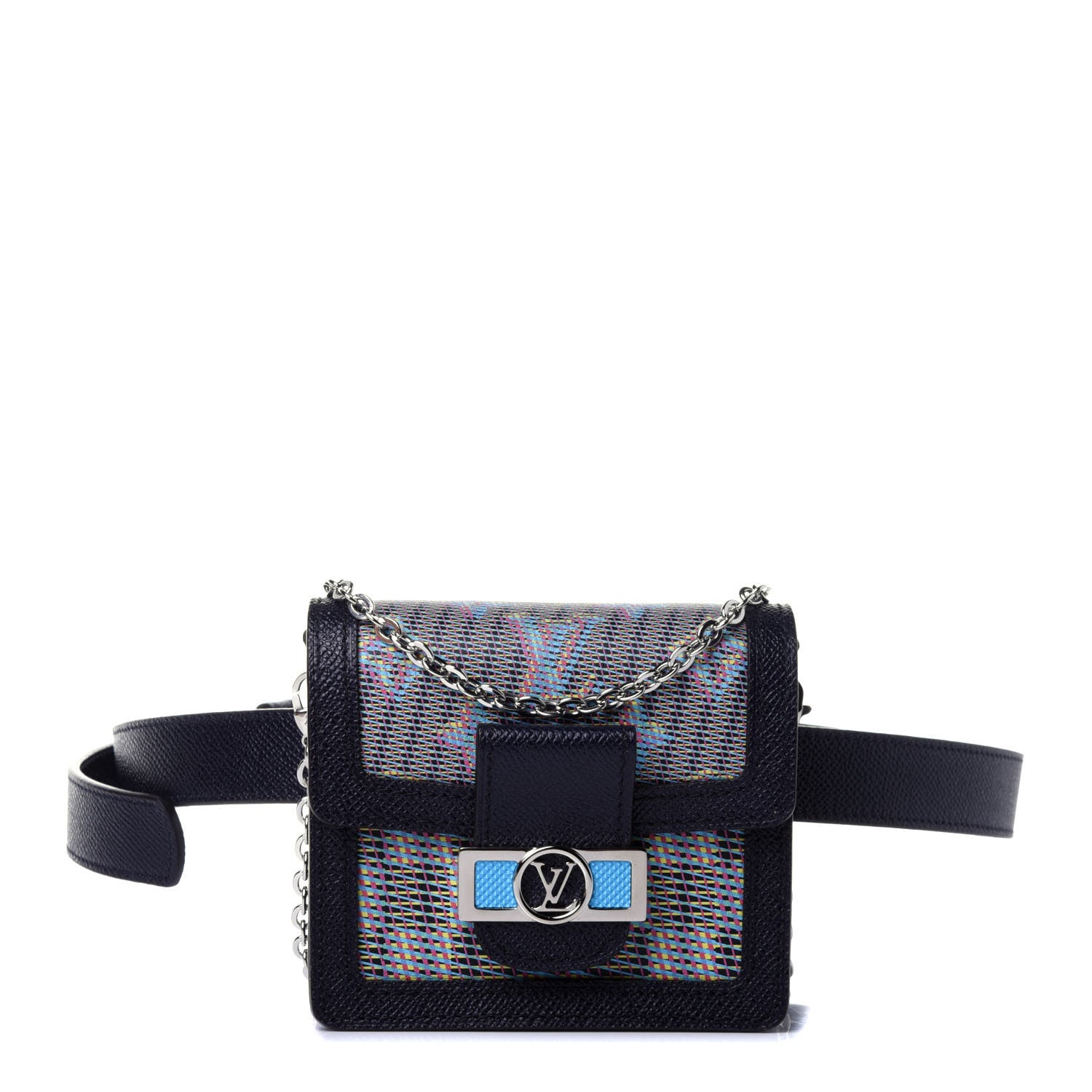 Louis Vuitton Monogram LV Pop Bumbag Dauphine BB Blue 1 of 11