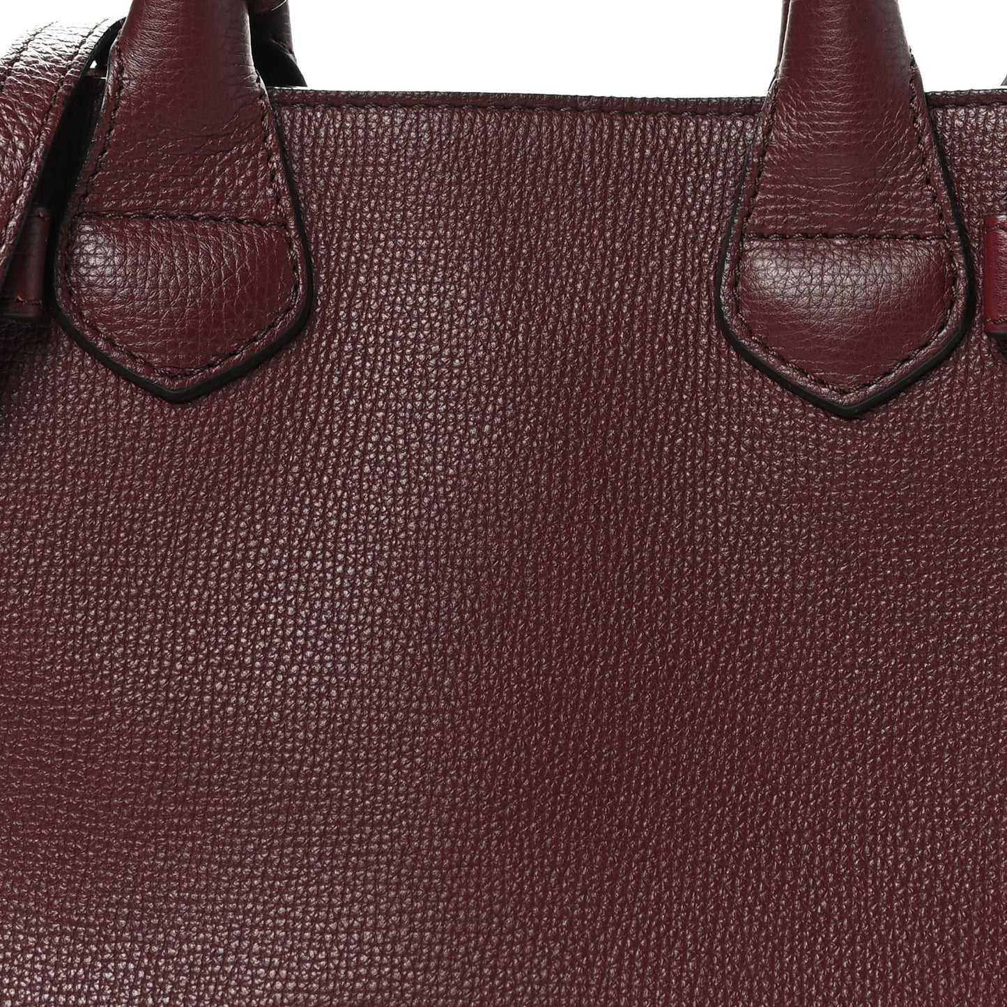 Derby Calfskin House Check Small Bi-Color Mahogany Red