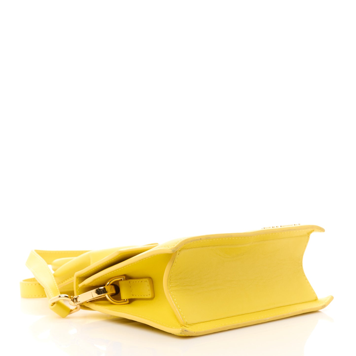 Smooth Calfskin Le Chiquito Noeud Yellow