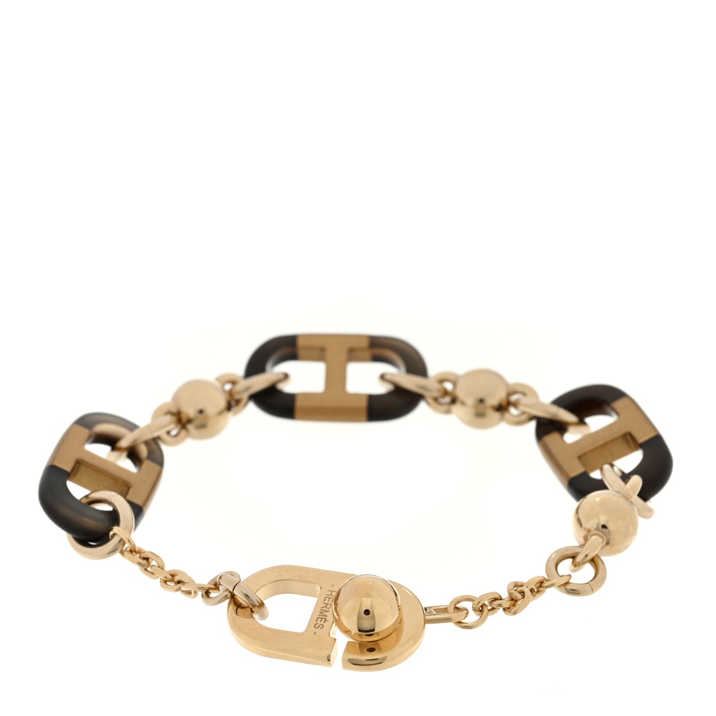 Lacquered Permabrass Sur Mer Bracelet Gold