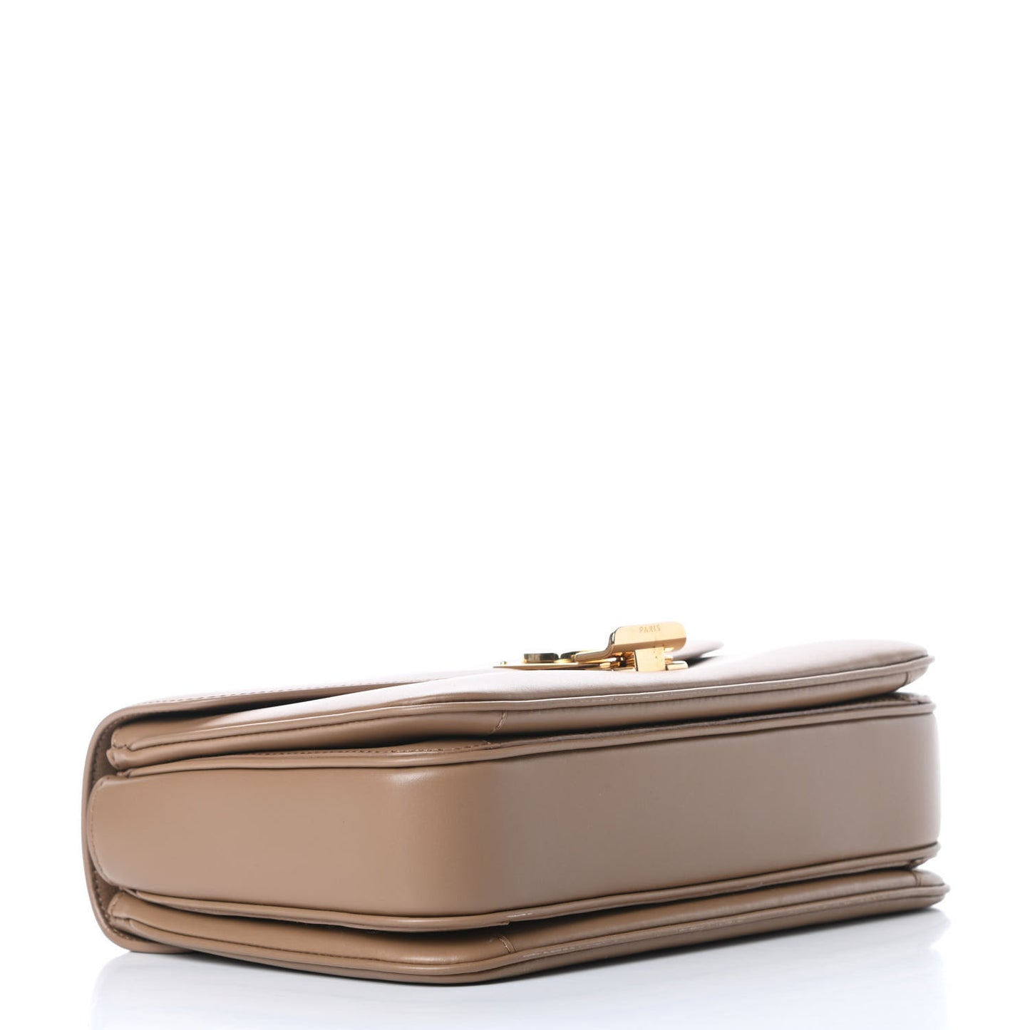 Shiny Calfskin Medium C Bag Light Camel