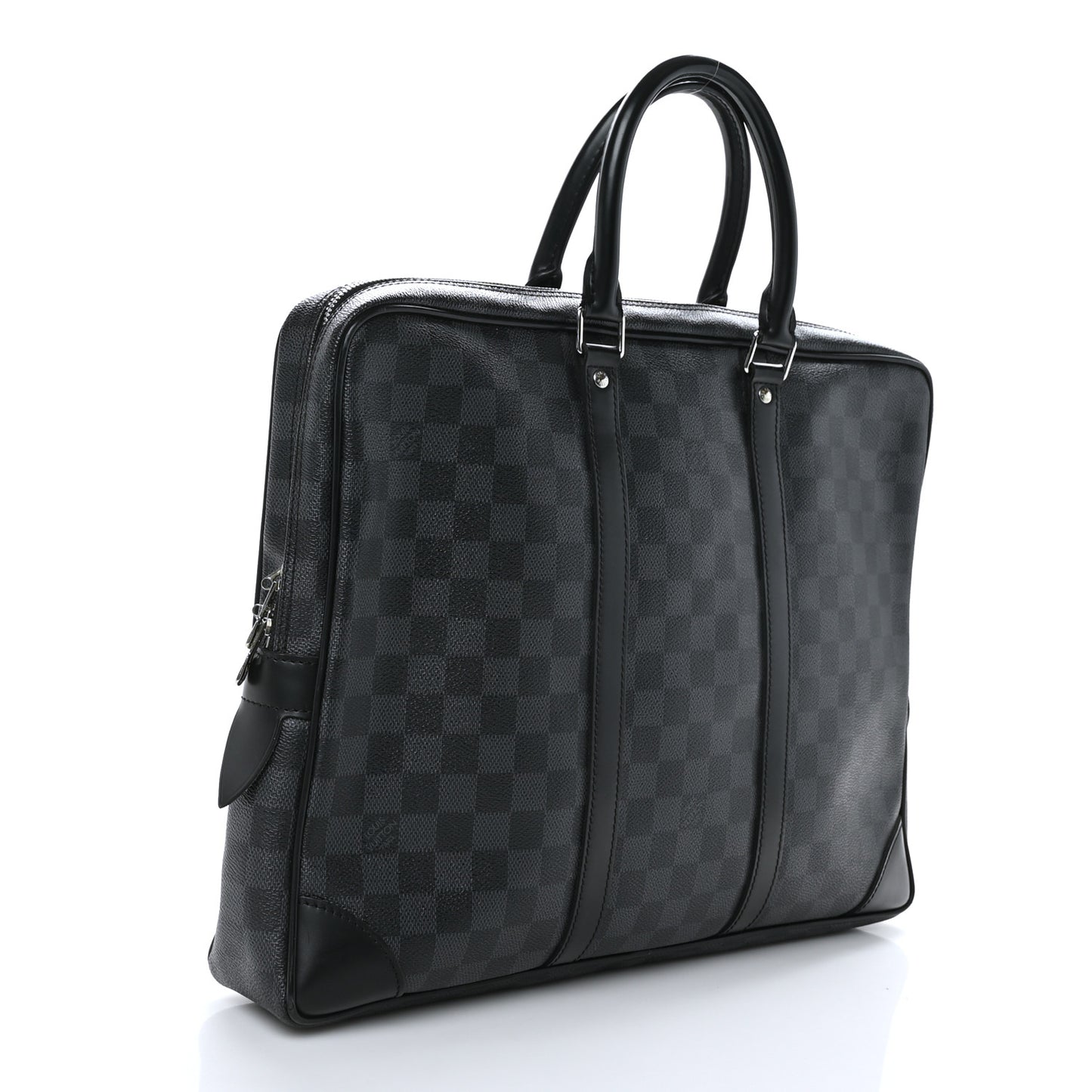 Damier Graphite Porte-Documents Voyage