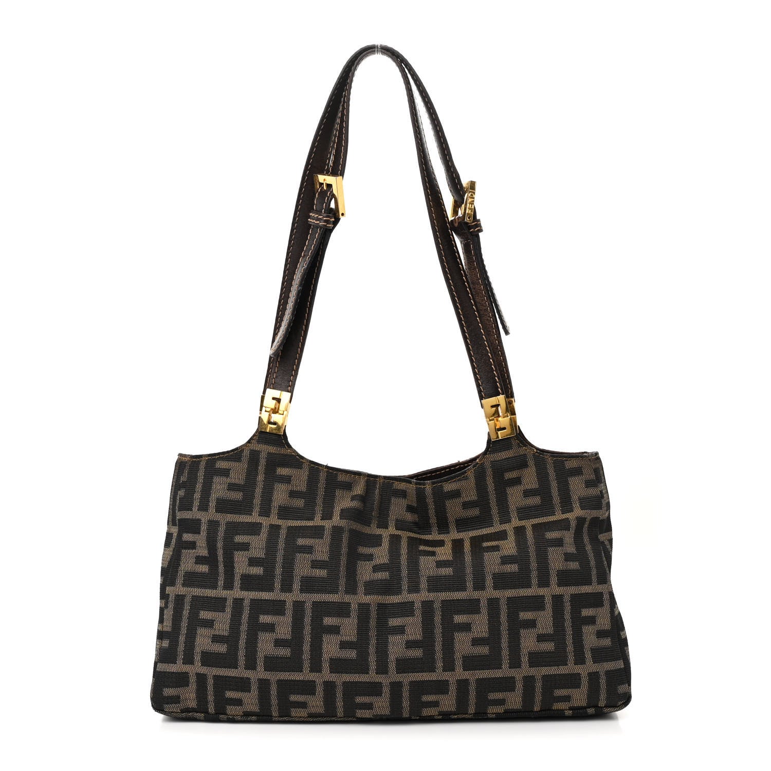 Fendi Zucca Shoulder Bag Tobacco 1 of 13