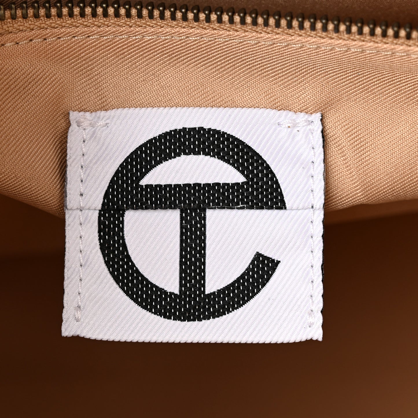 Monogram Jacquard Medium Shopping Bag Cream