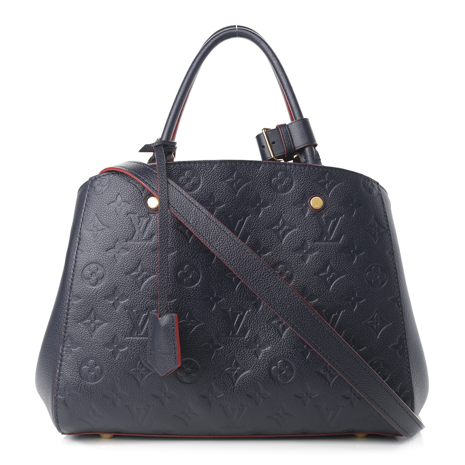 Louis Vuitton Empreinte Montaigne MM Marine Rouge 1 of 13