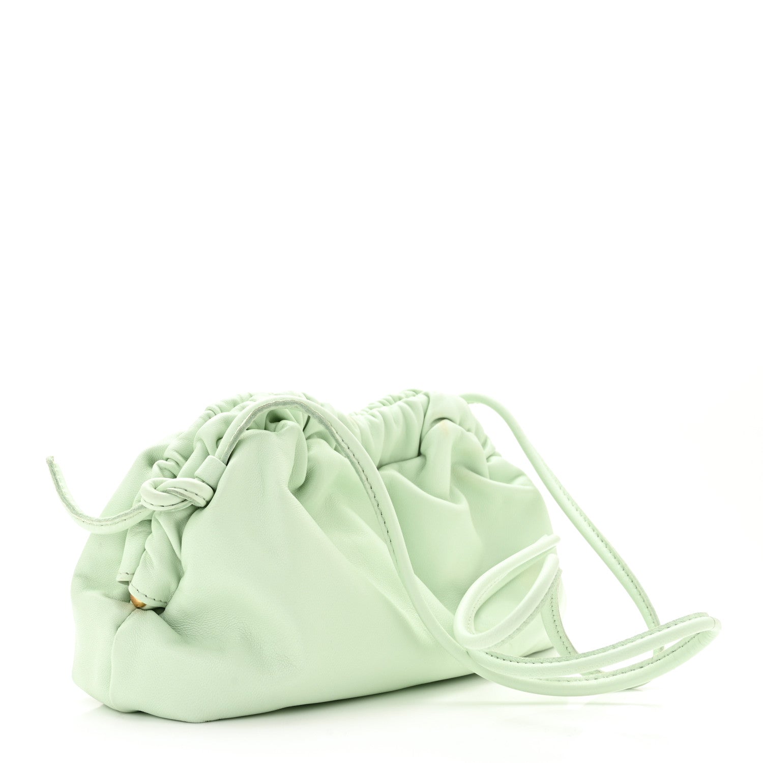 Mansur Gavriel Lambskin Mini Cloud Clutch Sage 3 of 11