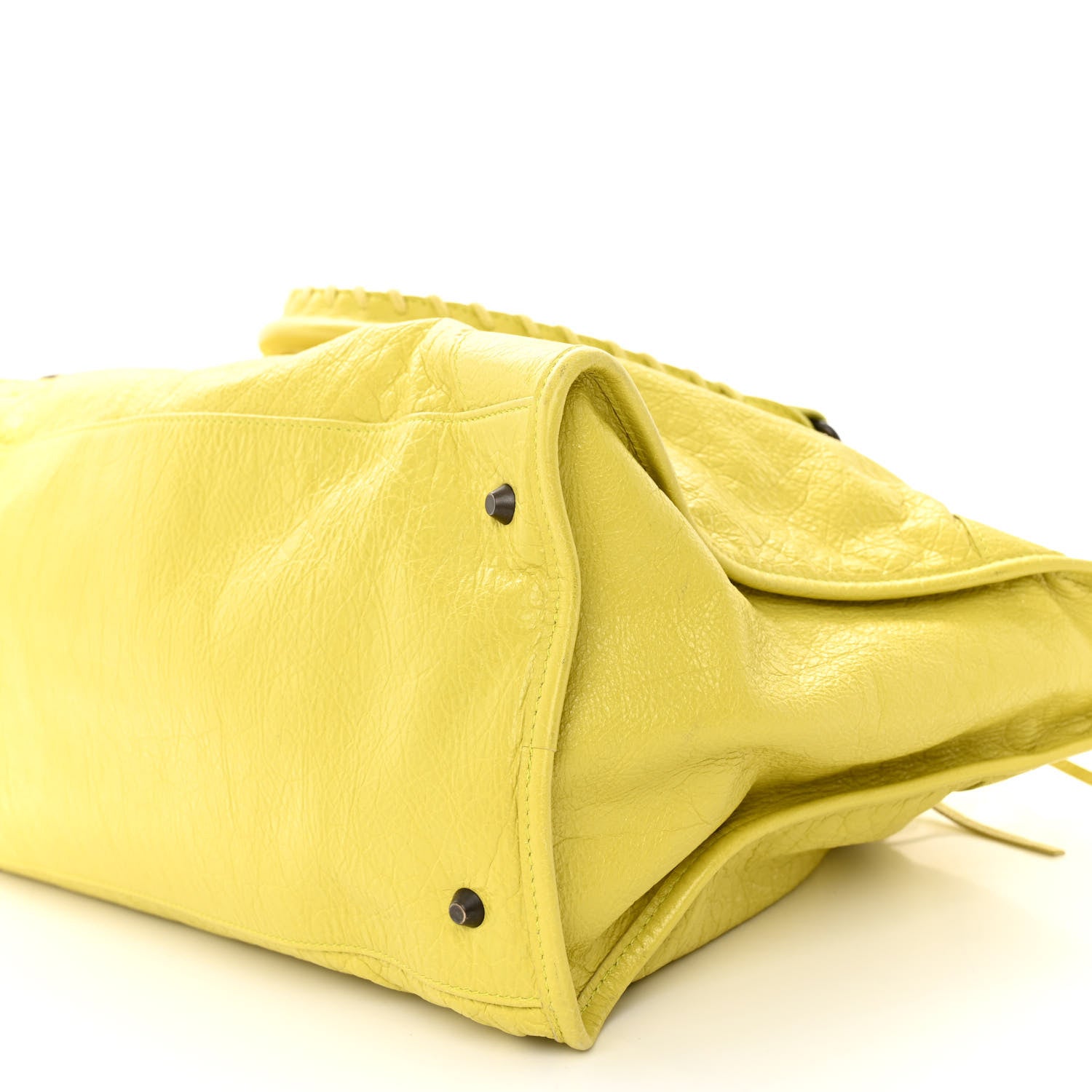 Balenciaga Agneau Classic Hardware Work Jaune Poussin 9 of 9