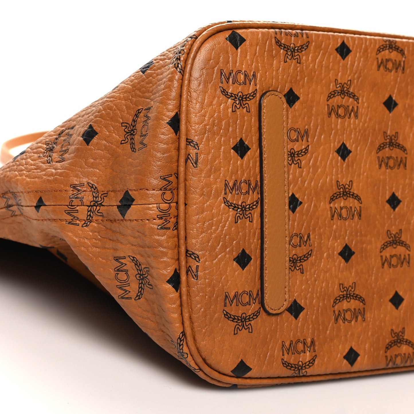 Visetos Large Liz Reversible Shopper Tote Cognac