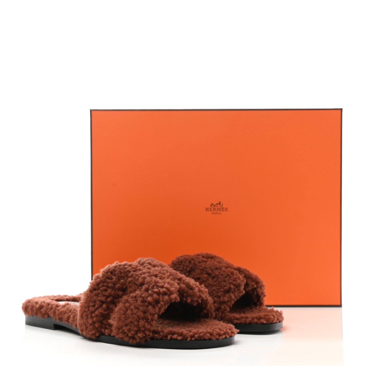 Woolskin Oran Sandals 36 Cognac
