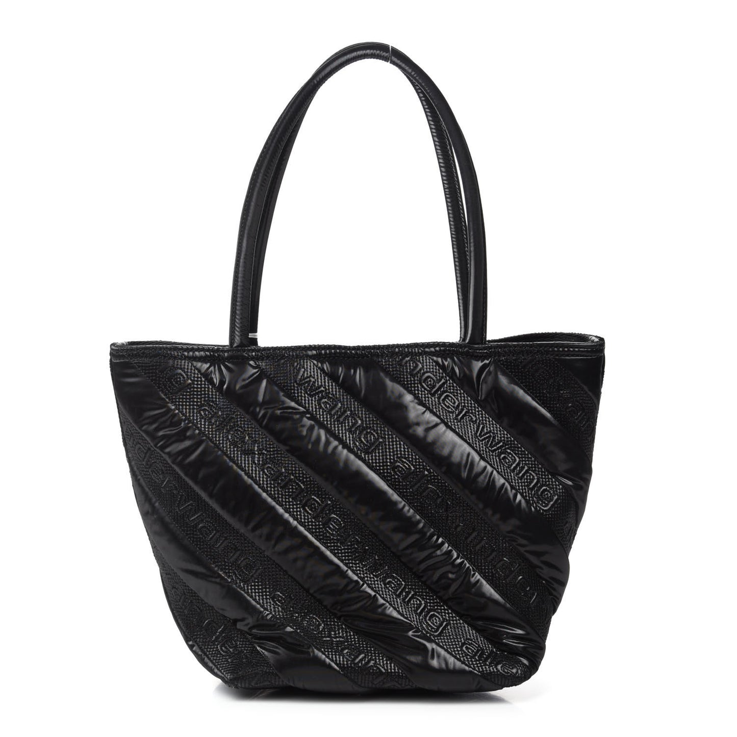 Nylon Quilted Roxy Tote Black