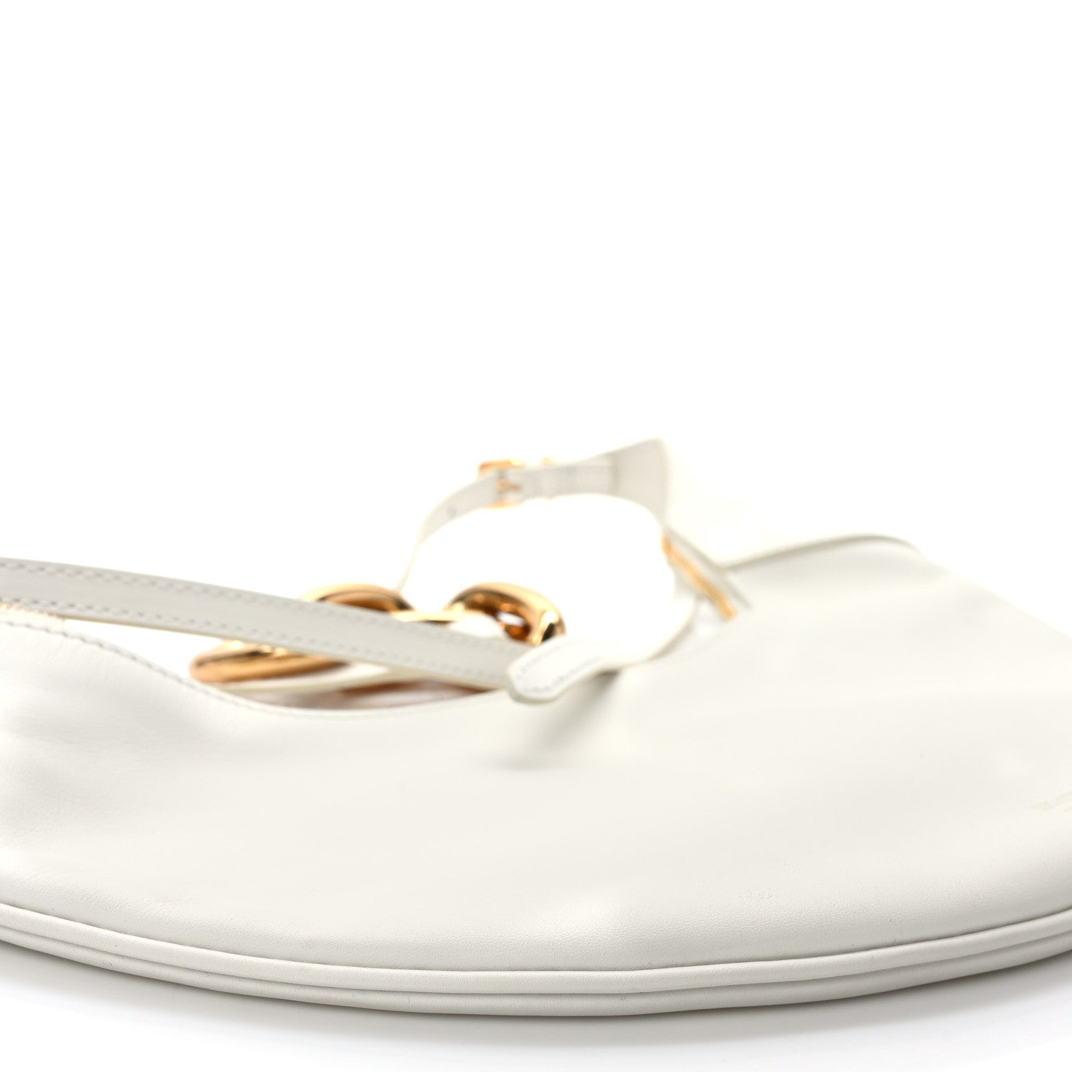 Khaite Smooth Calfskin Alessia Hobo White 8 of 10