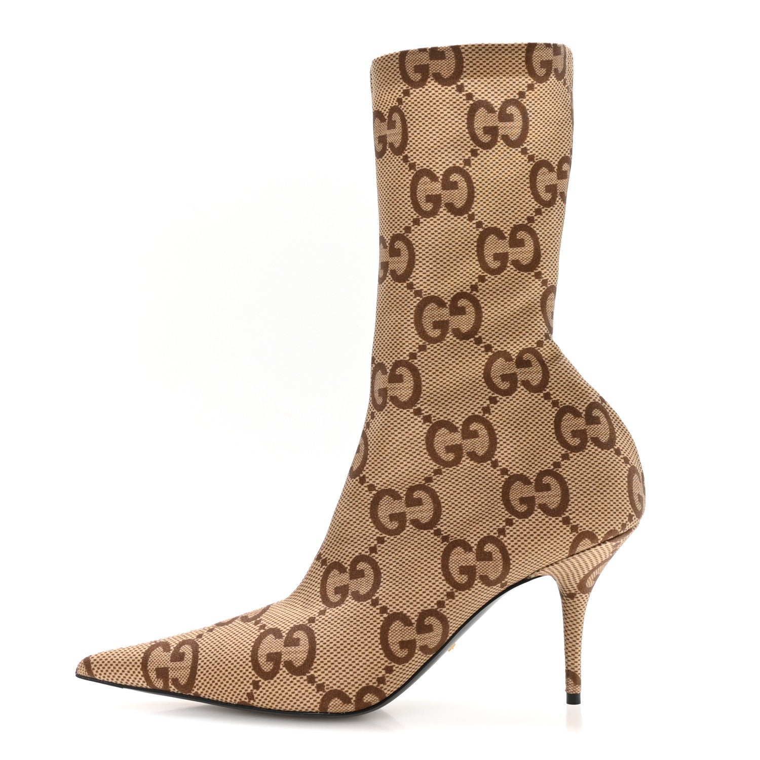 Balenciaga X GUCCI Jersey Maxi GG Monogram Crepe Knife Booties 42