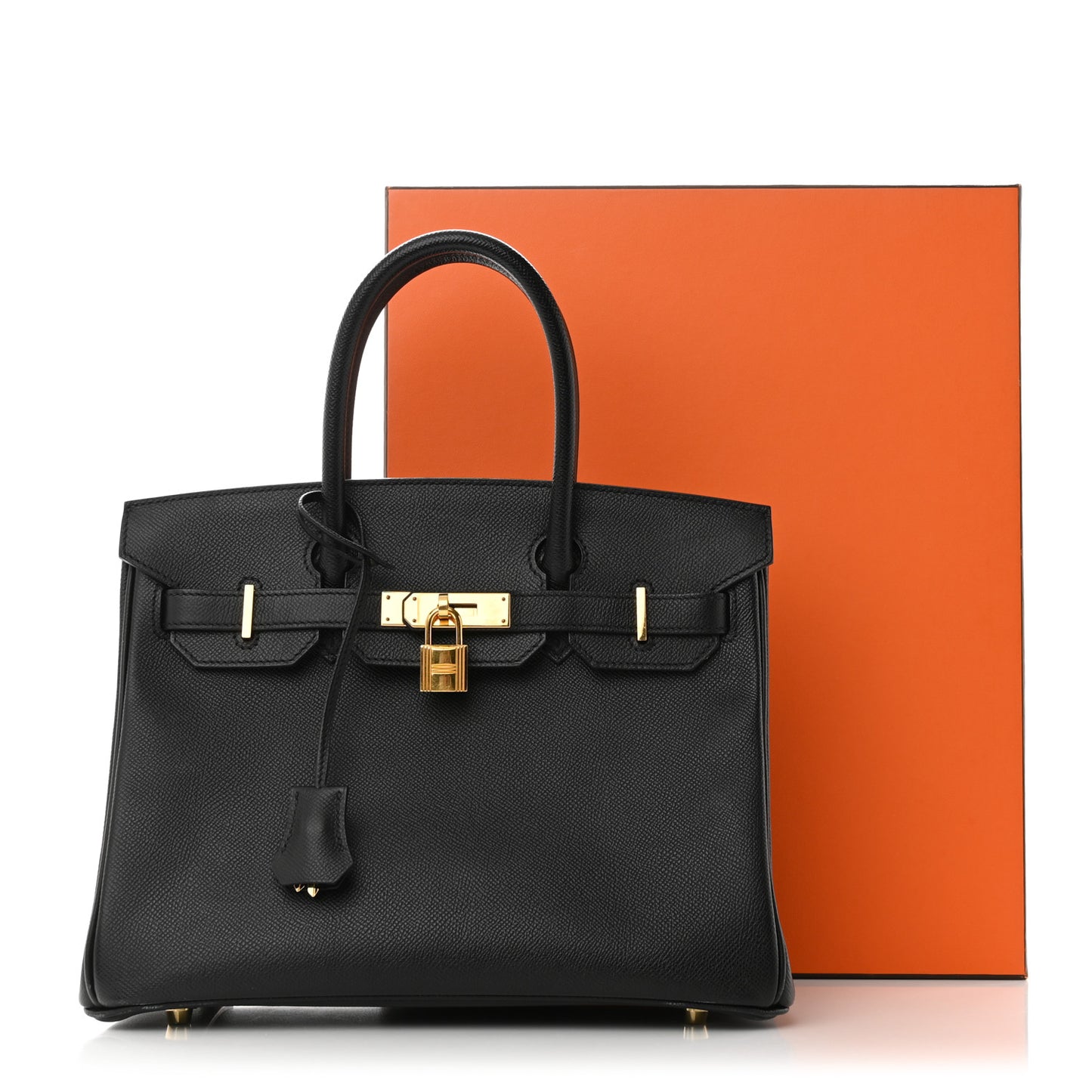 Epsom Birkin 30 Black
