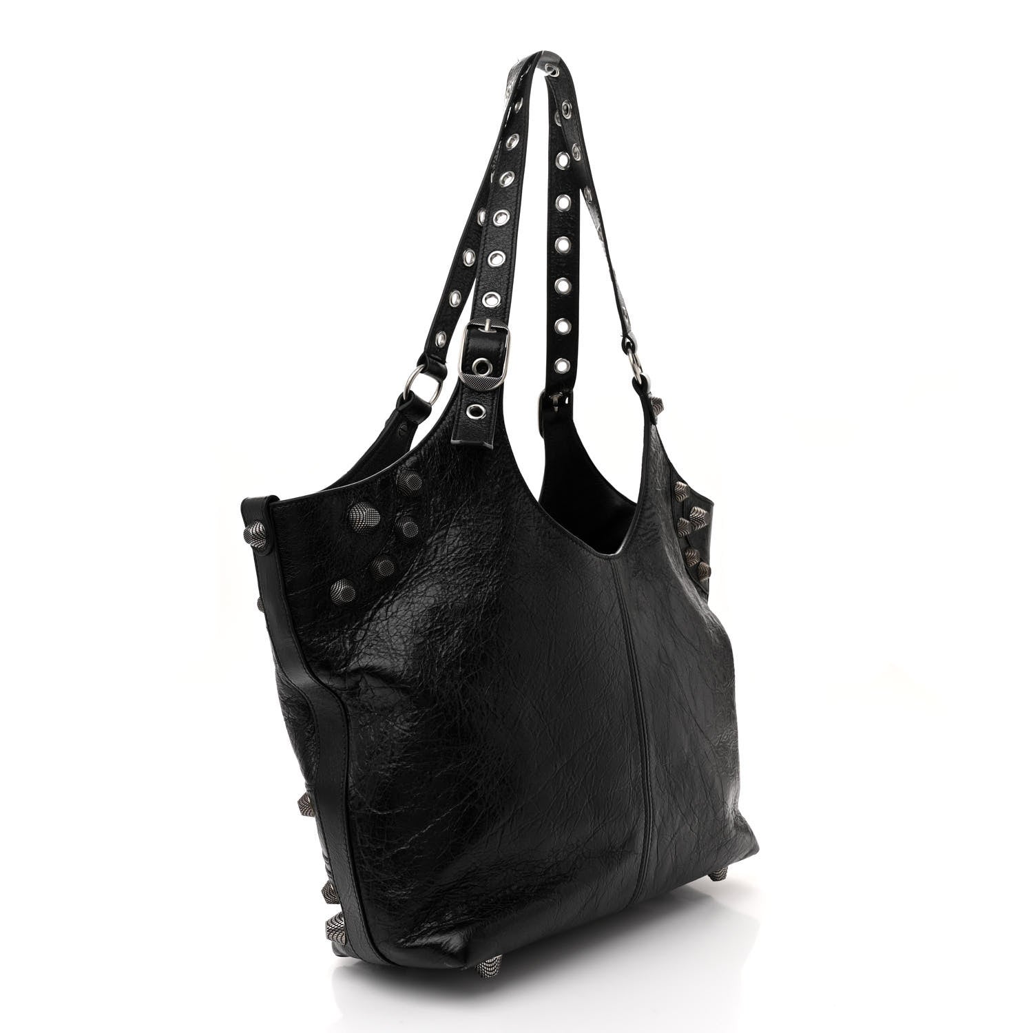 Balenciaga Agneau Arena Medium Le Cagole Carry All Bag Black 3 of 12