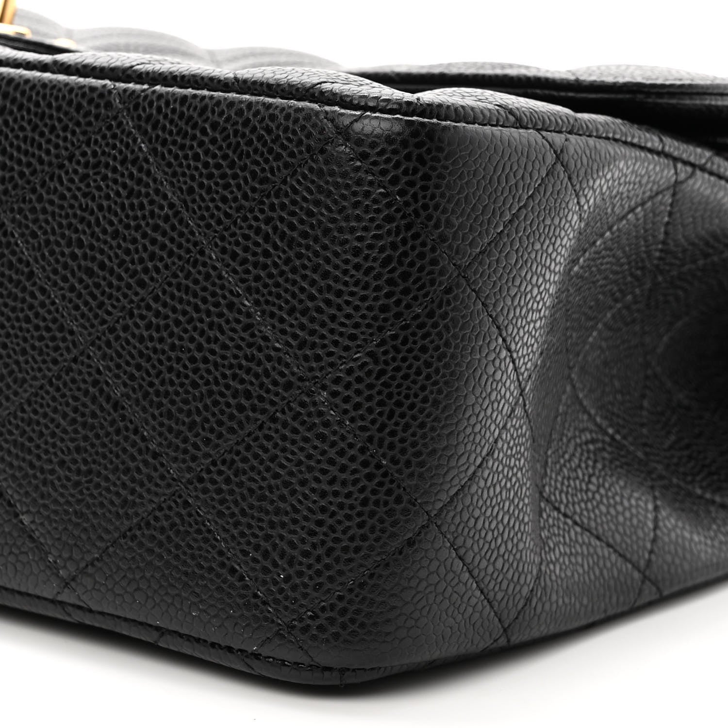 Chanel Caviar Quilted Jumbo Double Flap Black 9 of 11
