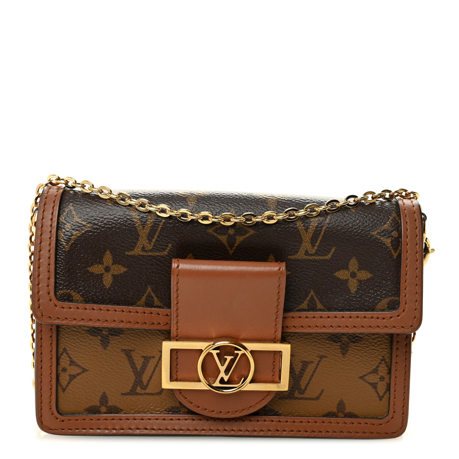 Louis Vuitton Reverse Monogram Dauphine Chain Wallet 1820639