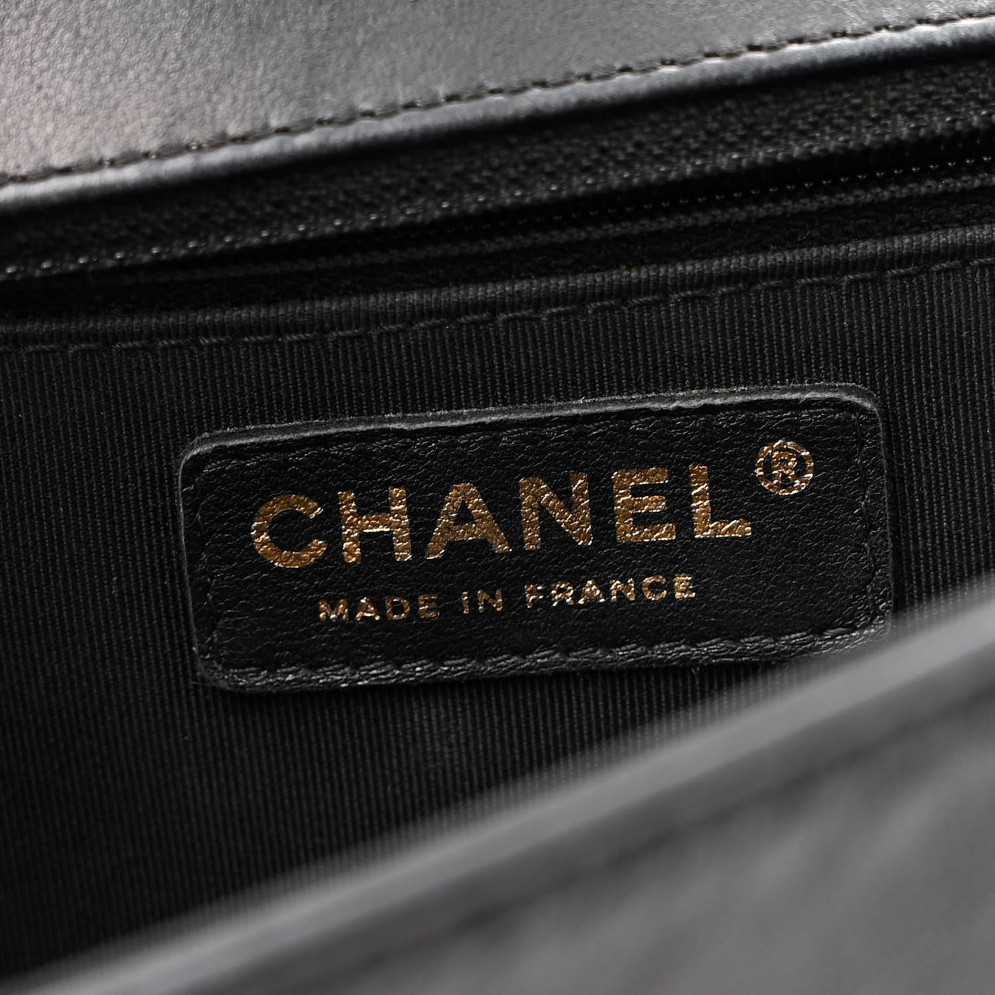 Lambskin Quilted New Medium Boy Flap Black
