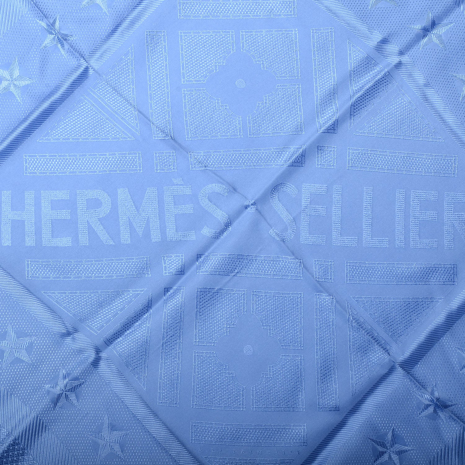 Foulard Hermès Sellier – Soie – Multicolore Vintage – Occasion