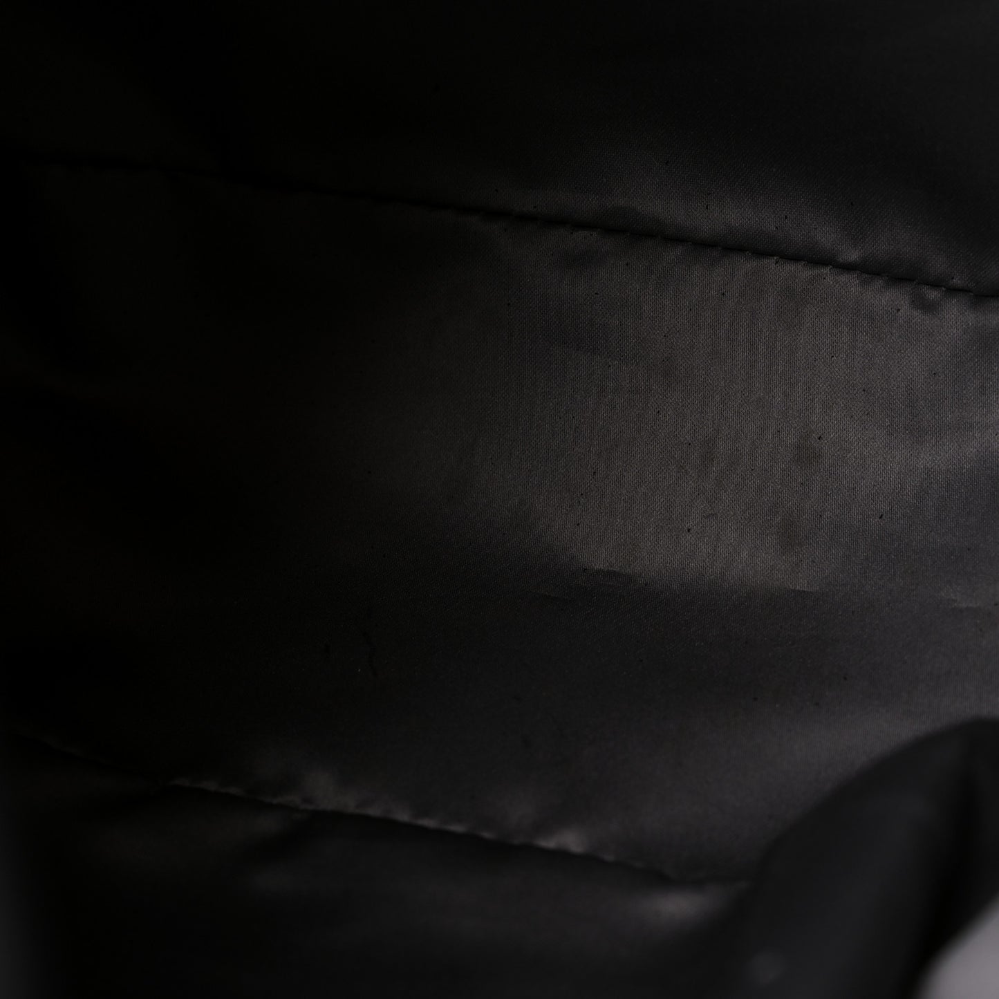 Crinkled Coated Canvas Le Marais Large Tote Black