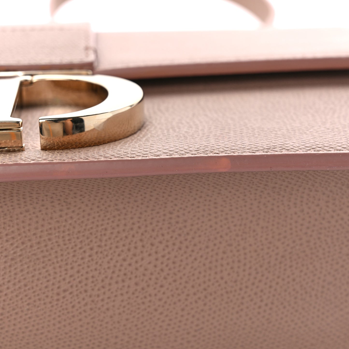 Grained Calfskin 30 Montaigne Chain Flap Bag Blush