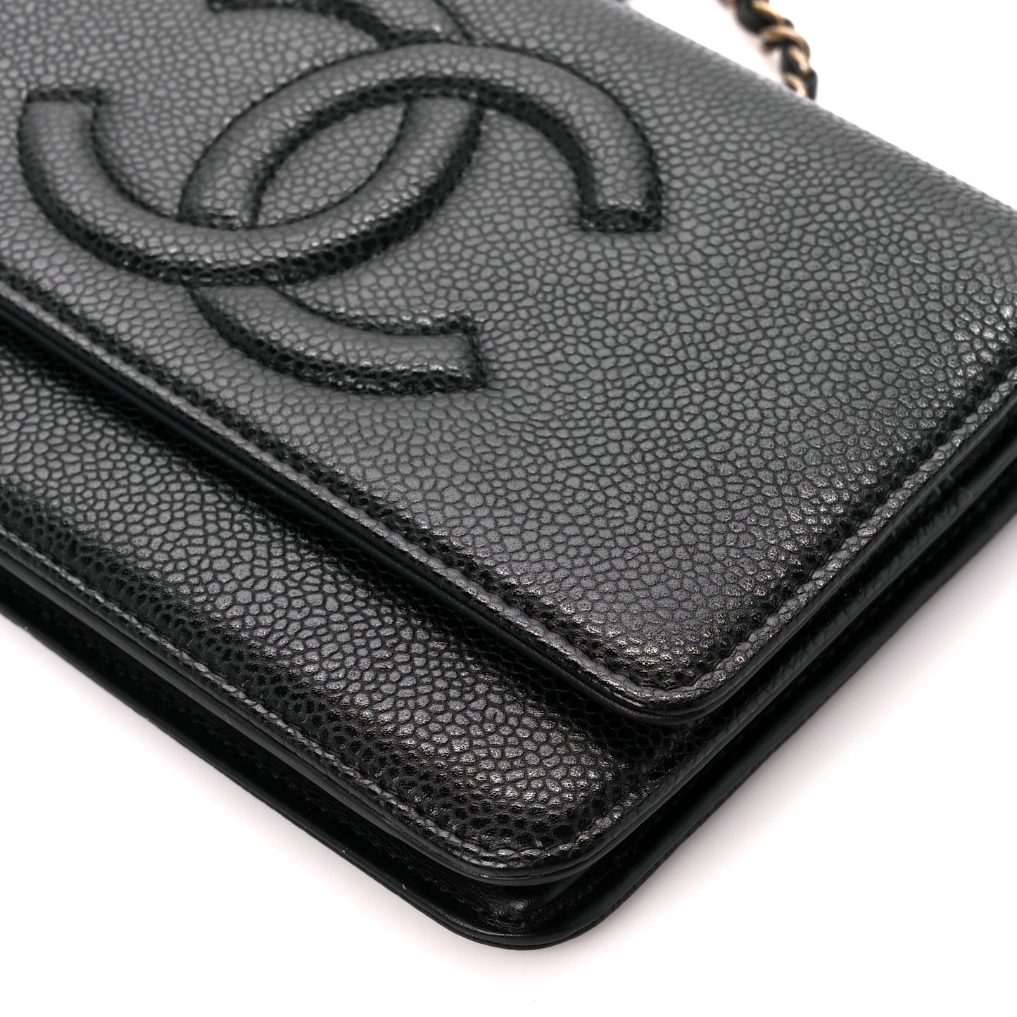 Caviar Timeless CC Wallet on Chain WOC Black