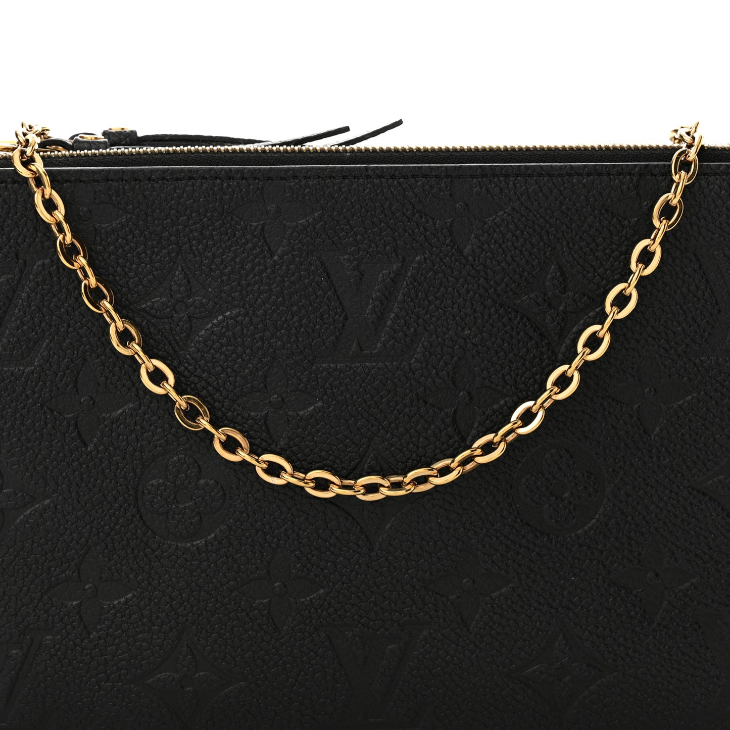 Empreinte Double Zip Pochette Black