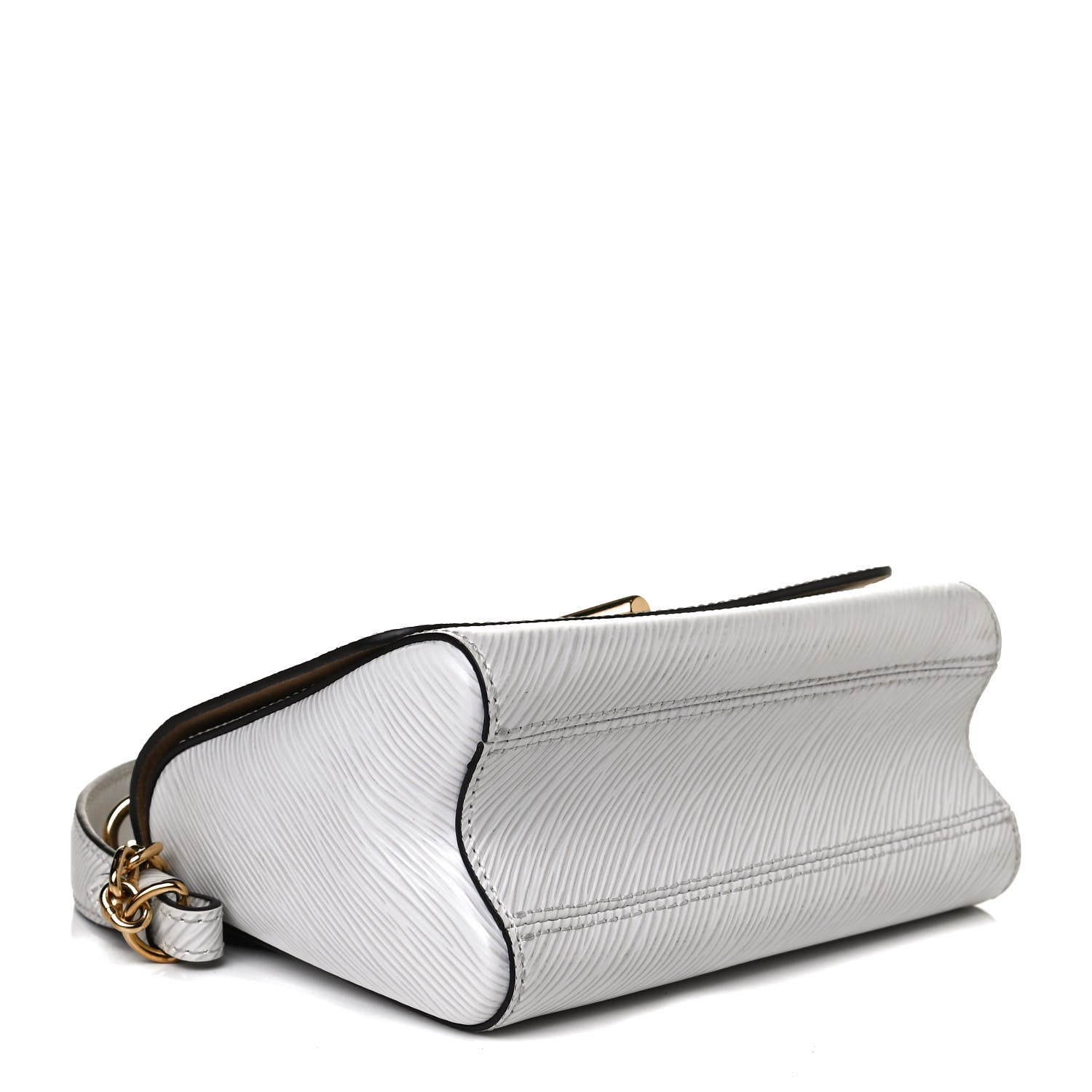 Louis Vuitton Epi Twist Shoulder Bag MM White 4 of 13