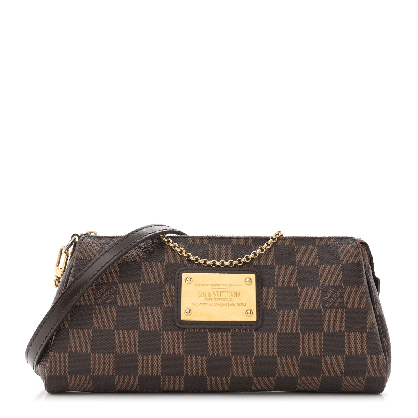 Damier Ebene Eva Clutch