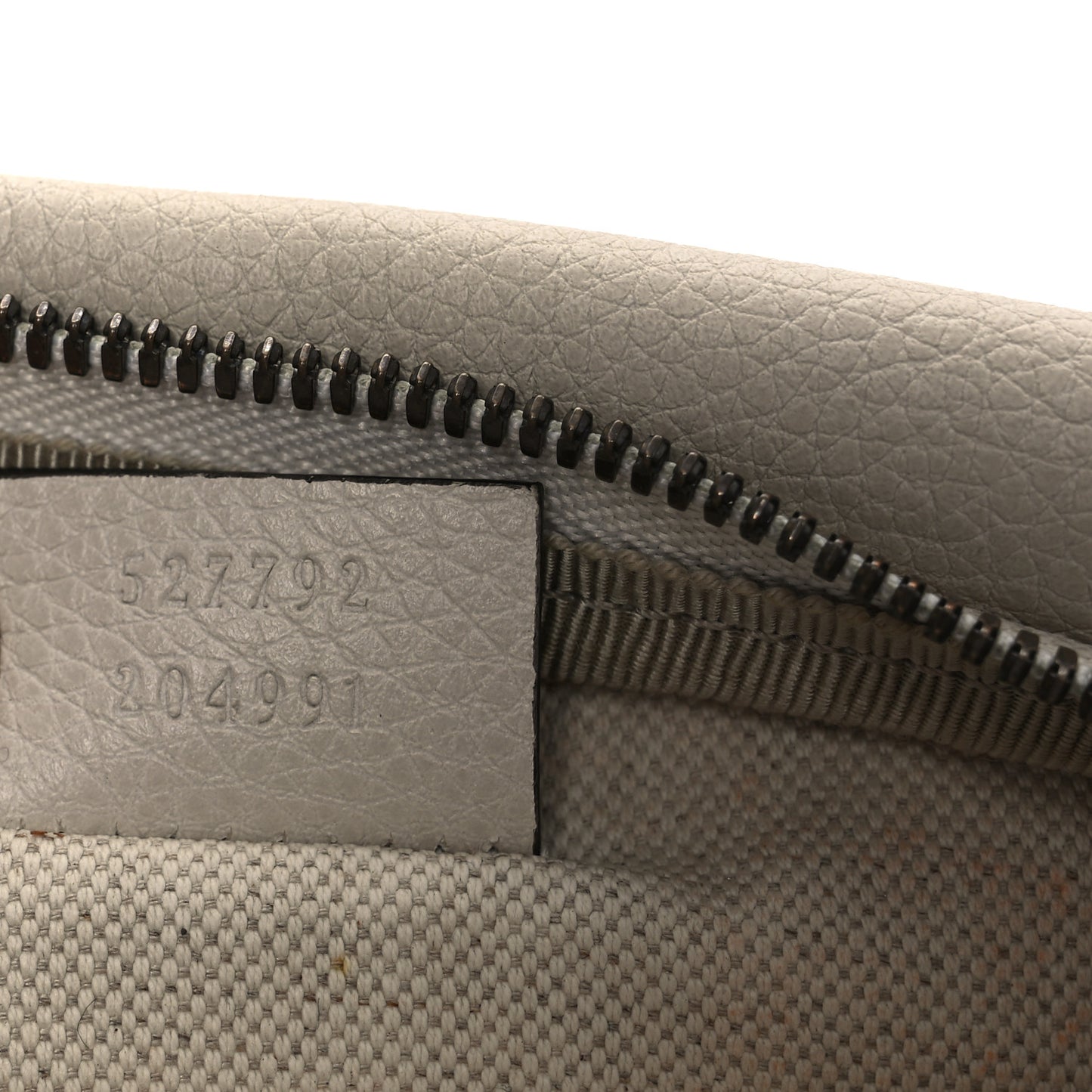 Grained Calfskin Small Logo Belt Bag White