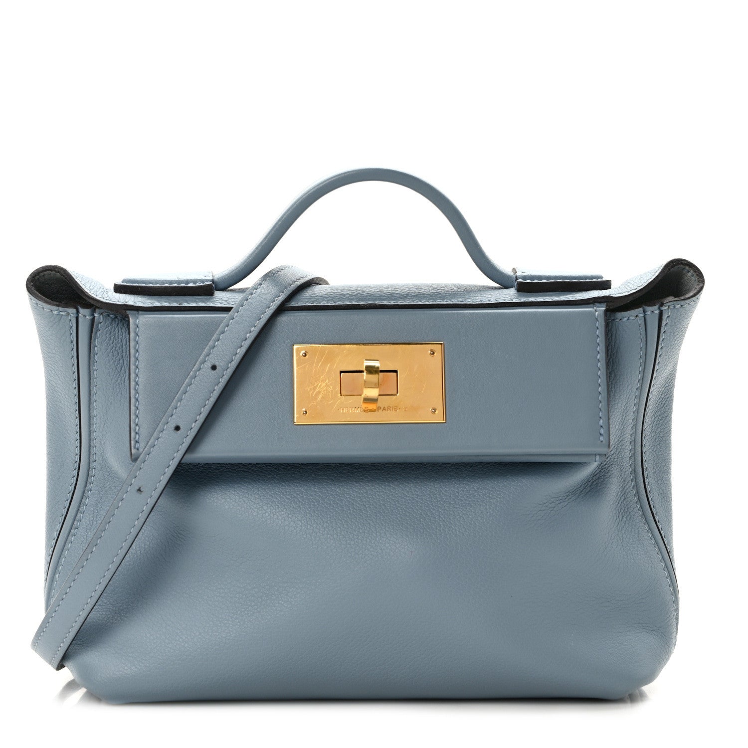 Hermes Evercolor Swift 24/24 21 Bleu Lin 1 of 15