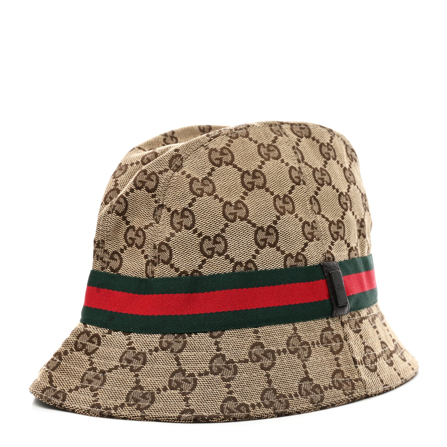 Monogram Web Bucket Hat L Brown