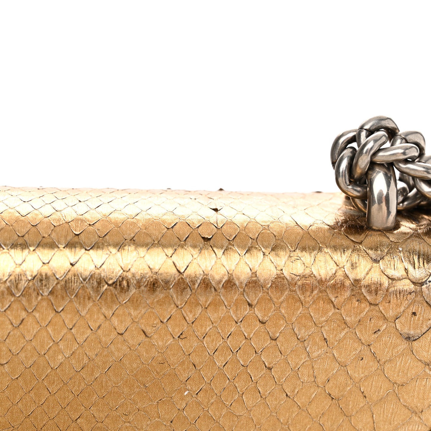 Snakeskin Mini Dionysus Shoulder Bag Gold