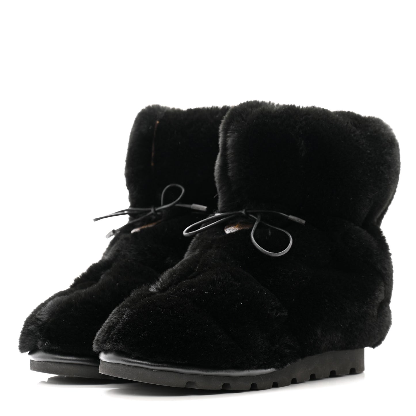 Nylon Monogram Pillow Comfort Ankle Boot 41 Black