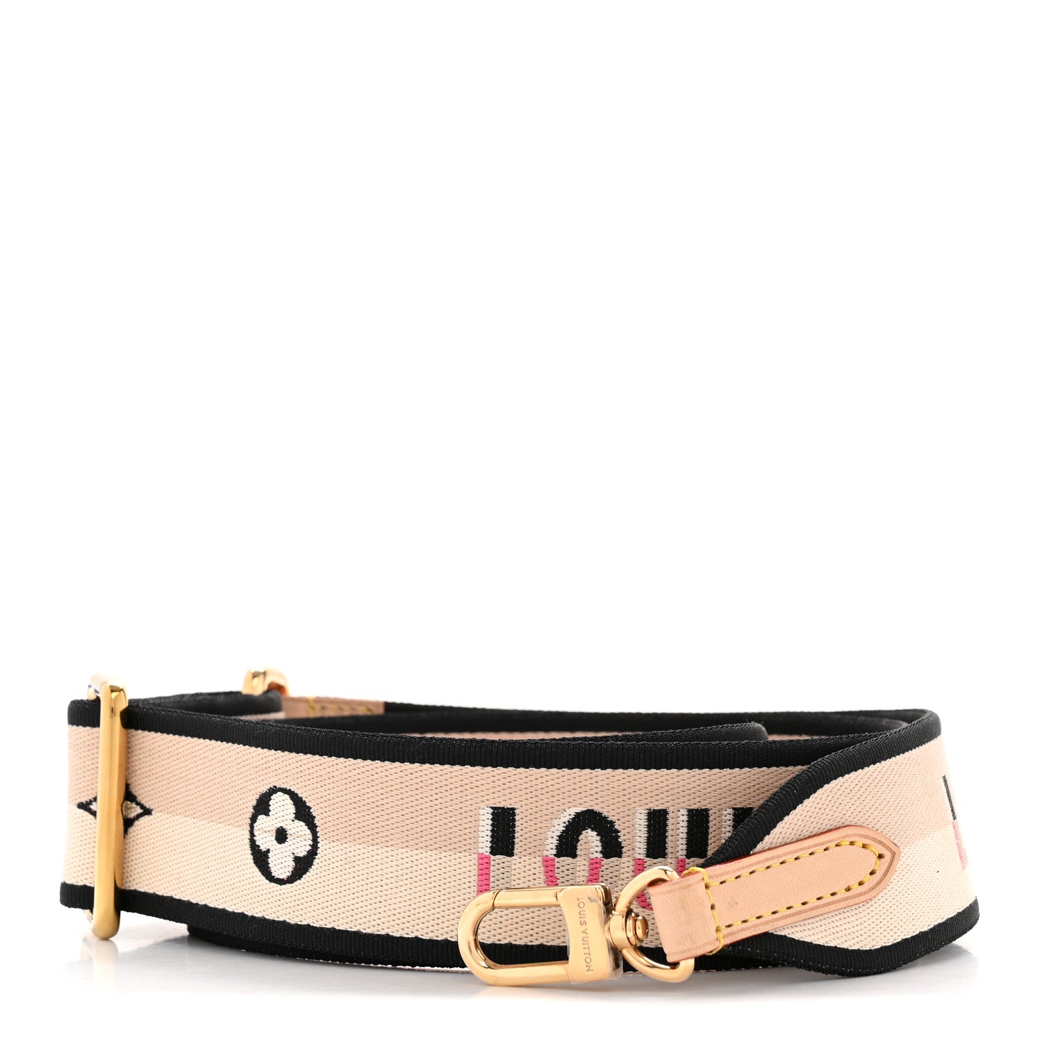 Louis Vuitton Jacquard Diane Shoulder Strap Black 1818068