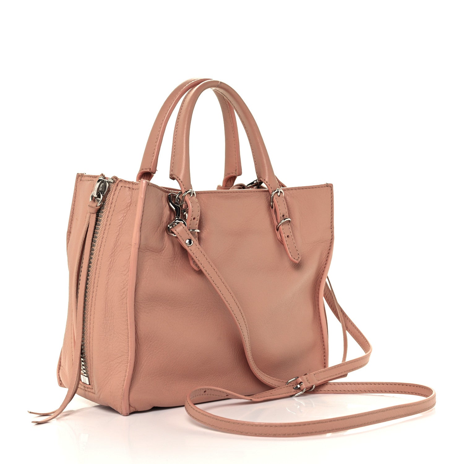 Balenciaga Calfskin Papier Mini A4 Zip Around Tote Beige Desert 3 of 10